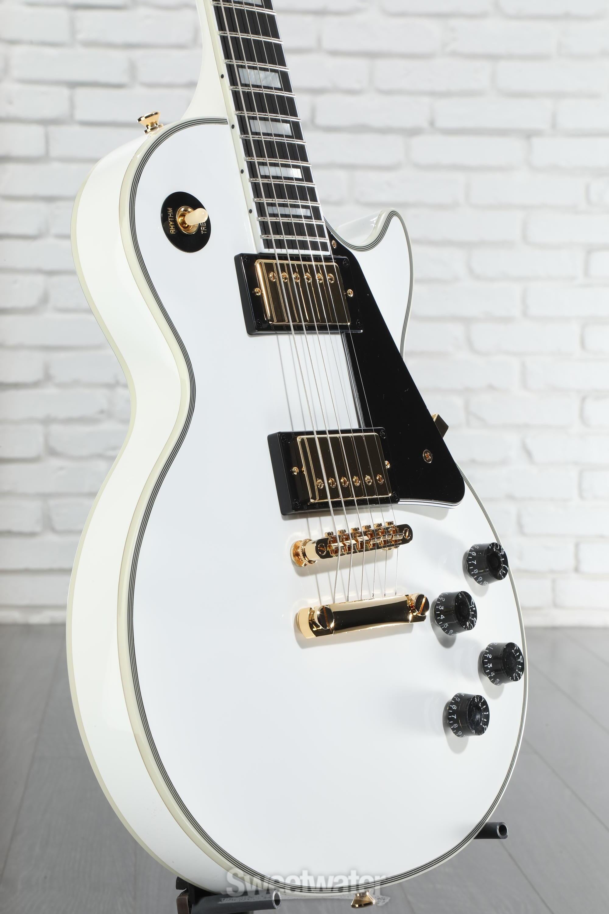 Epiphone Les Paul custom ホワイト ケース付き Epiphone Epiphone and Gibson Custom Collaborate on a