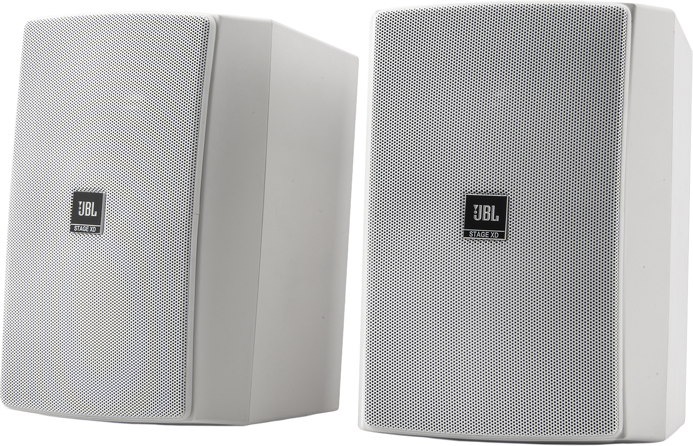 JBL XD-5 Indoor/Outdoor All-weather Loudspeakers - White, Pair