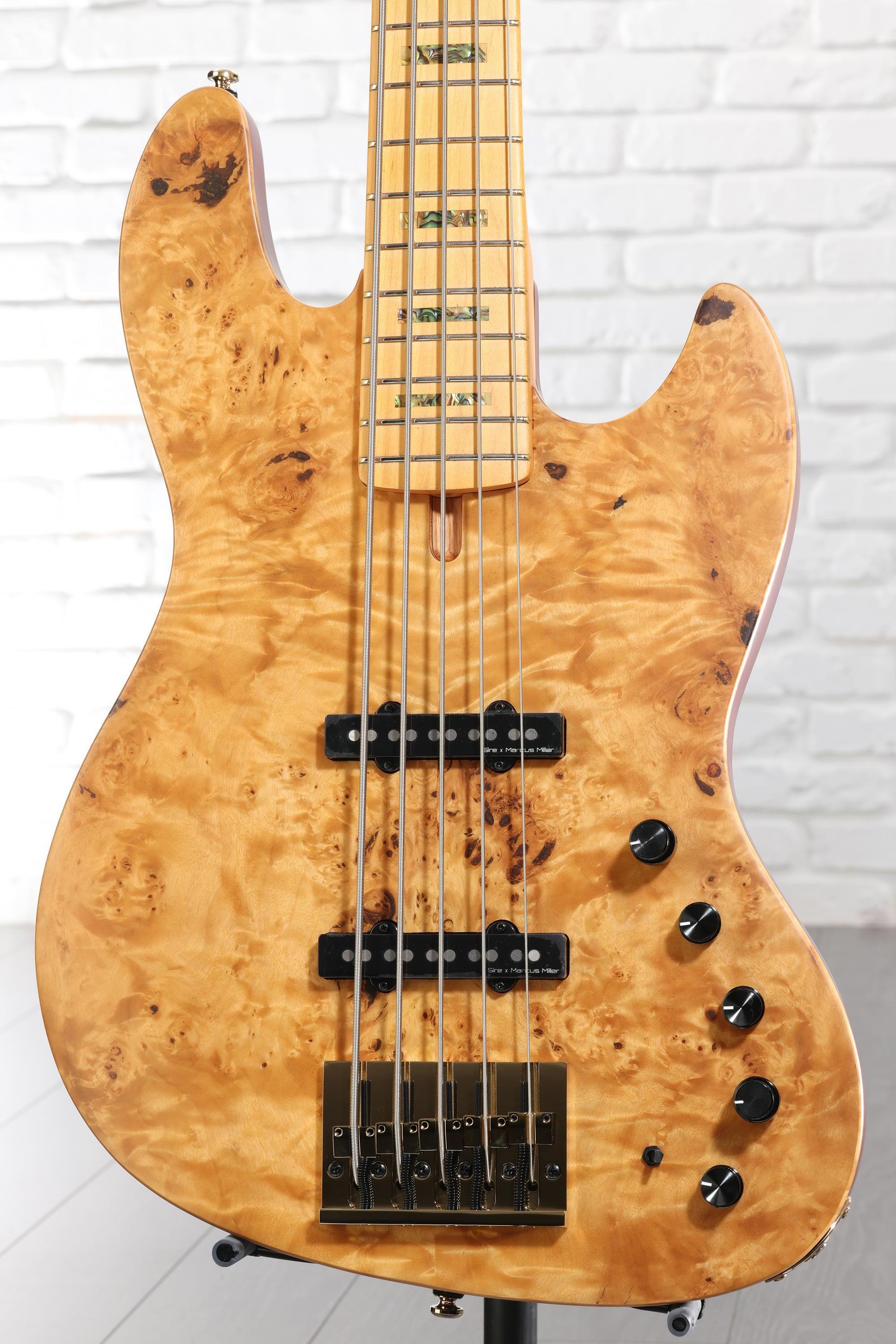 Sire Marcus Miller V10 5-string Bass Guitar - Natural Satin