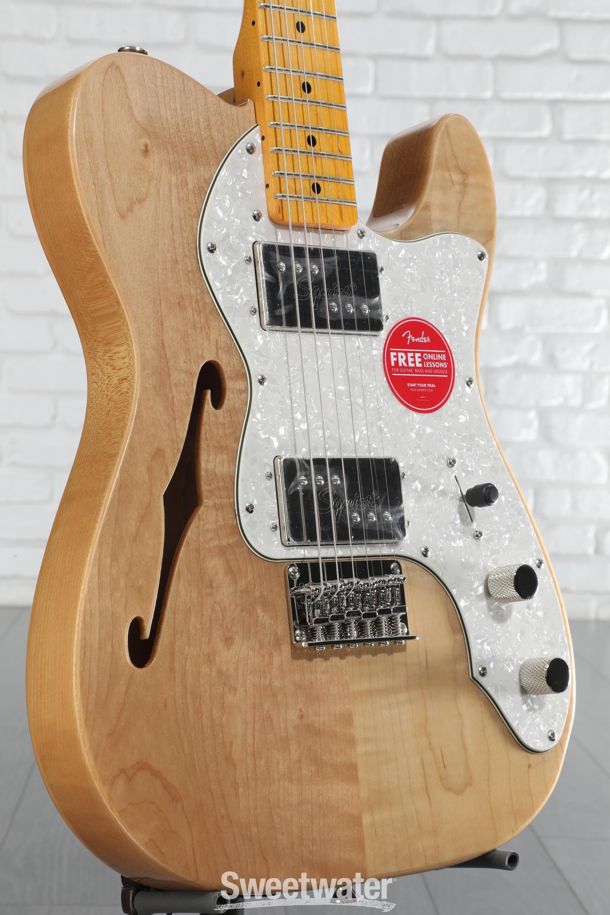 Squier Affinity Series Telecaster Thinline Maple Fingerboard