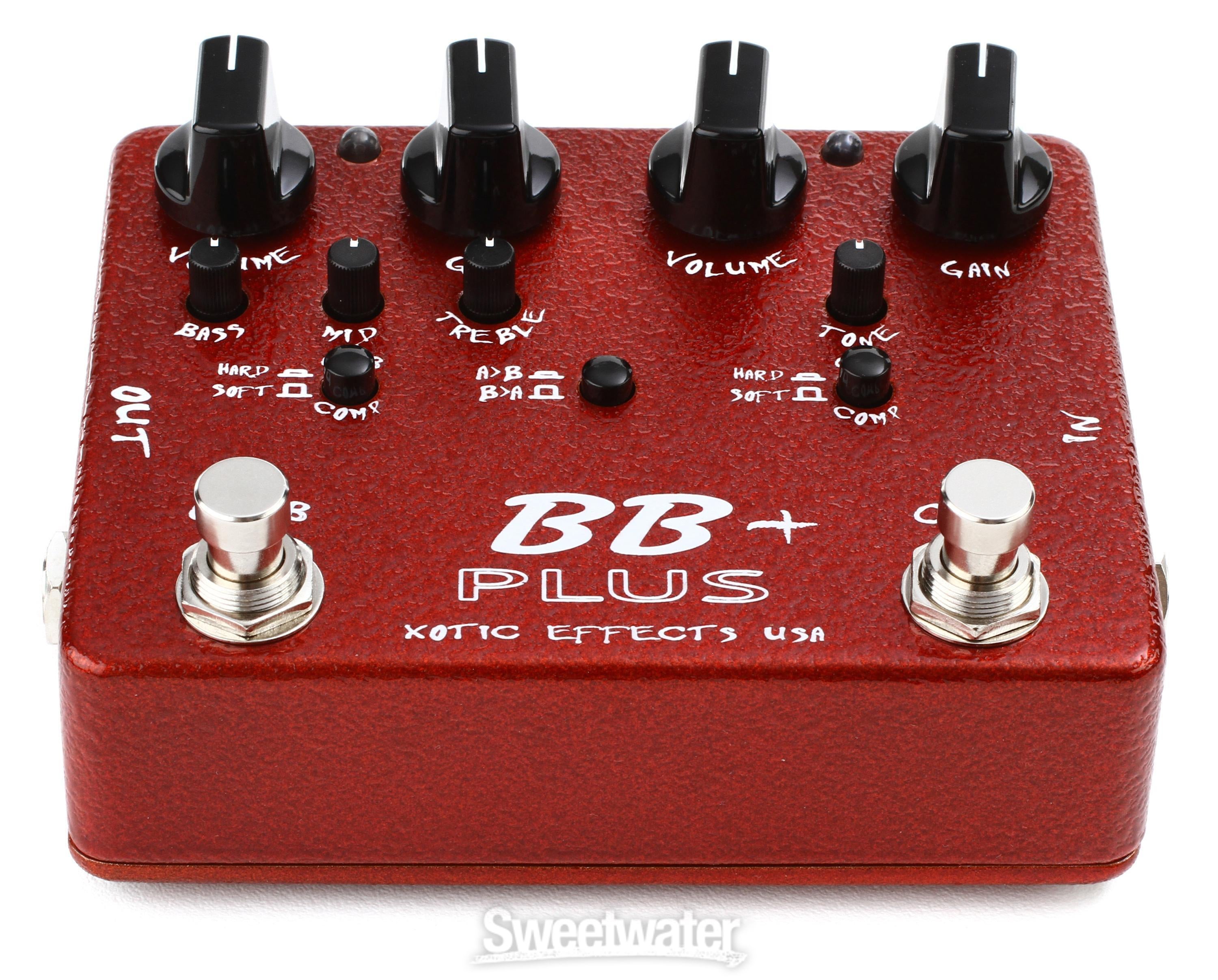 Xotic BB Plus Preamp and Boost Pedal Reviews | Sweetwater