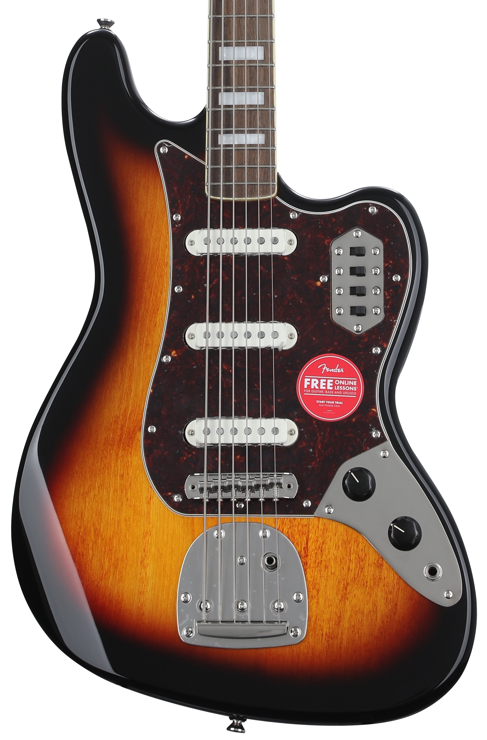 Squier Classic Vibe Bass VI - 3-Tone Sunburst | Sweetwater