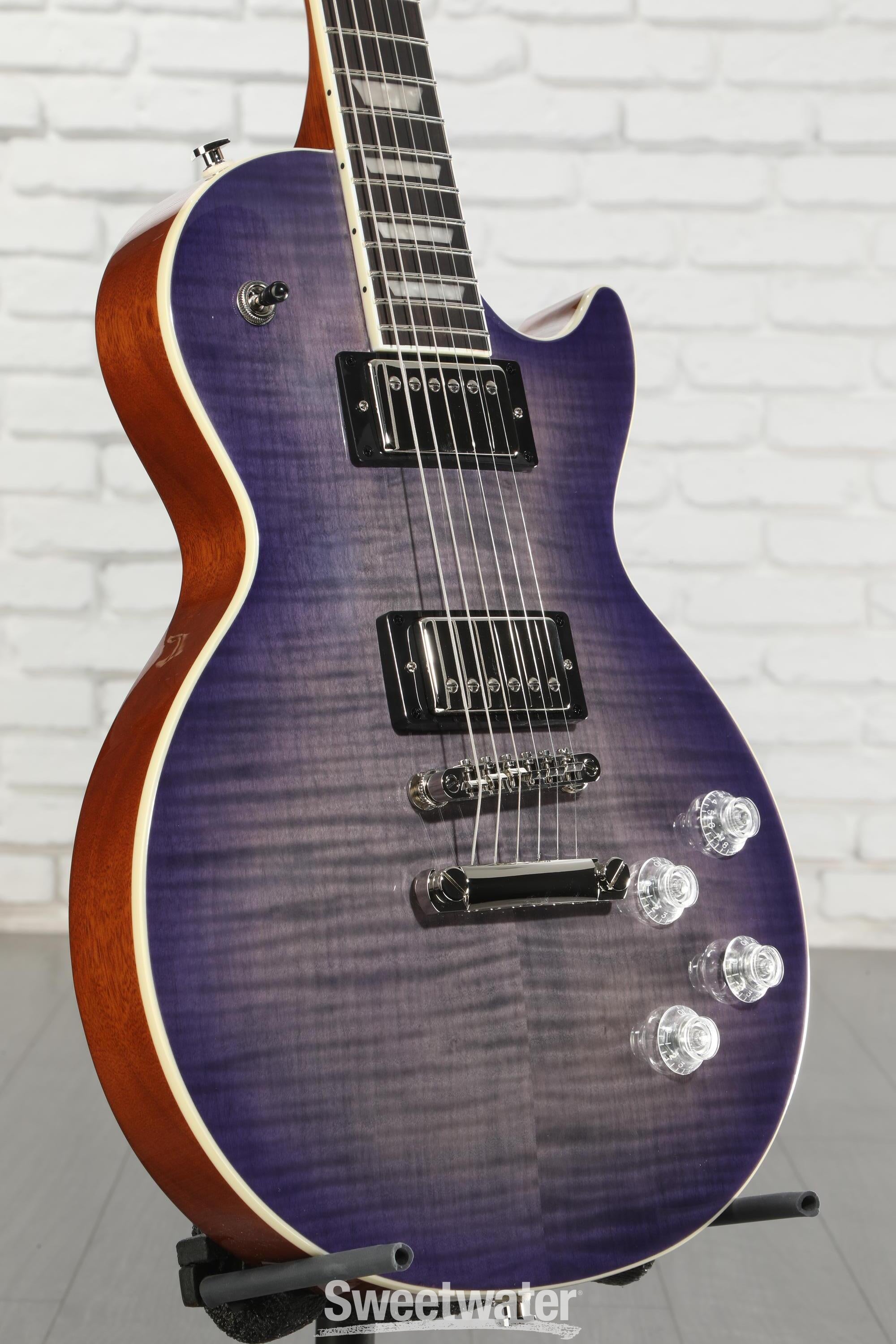Epiphone Les Paul Modern Figured Electric Guitar - Purple Burst
