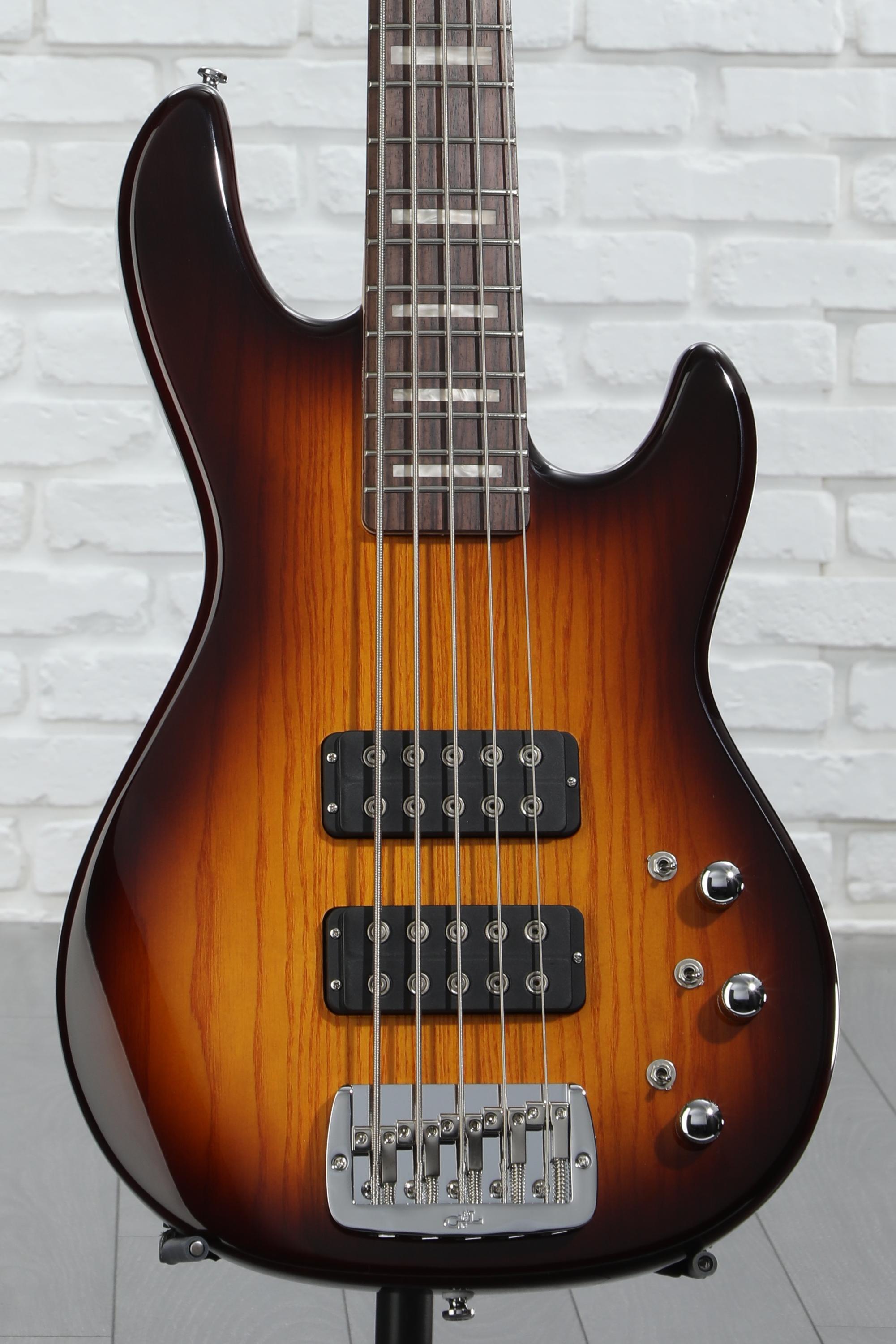 G&L Tribute L-2500 Bass Guitar - Tobacco Sunburst | Sweetwater