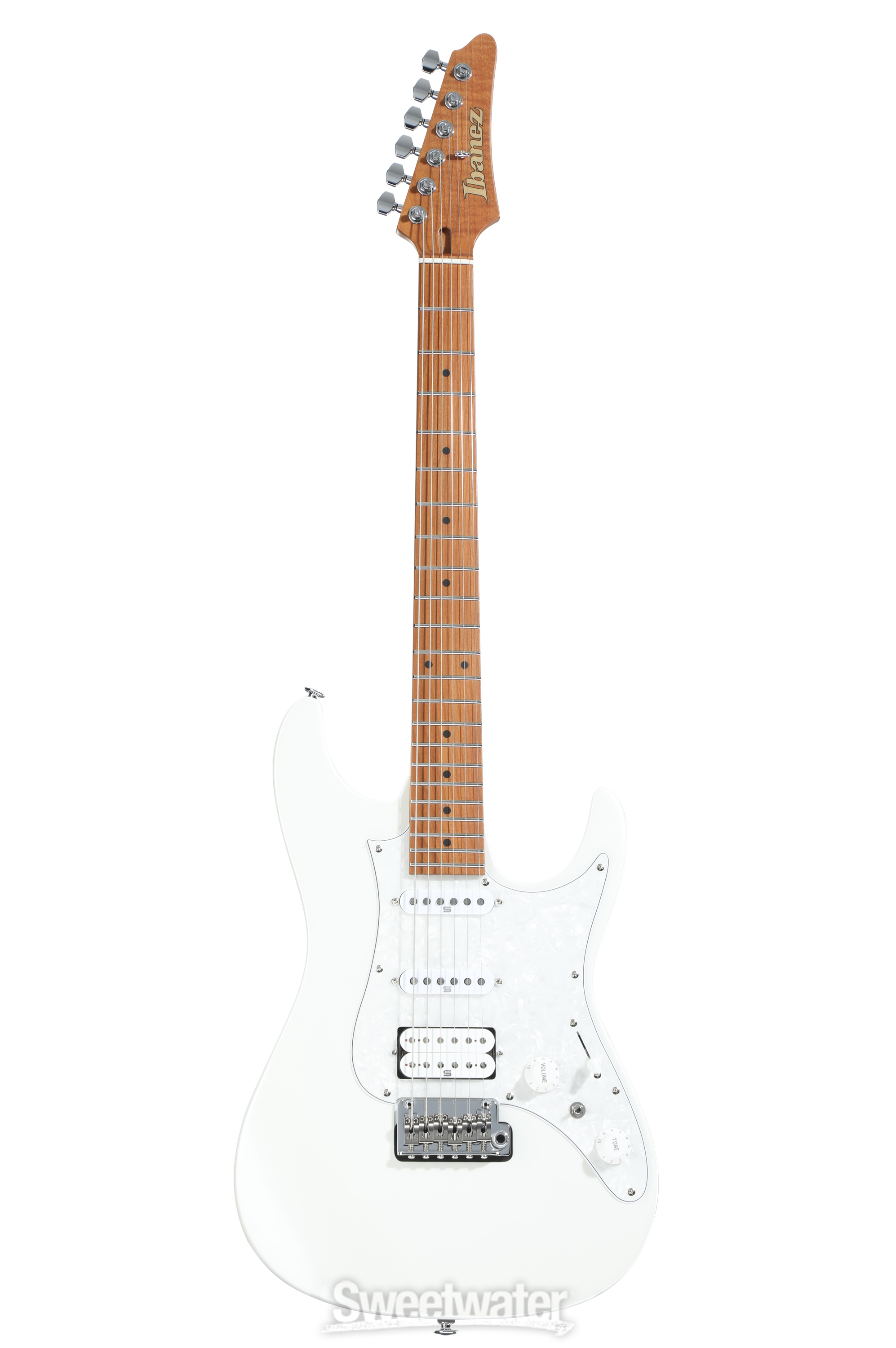 Ibanez Prestige AZ2204 Electric Guitar - Pearl White | Sweetwater