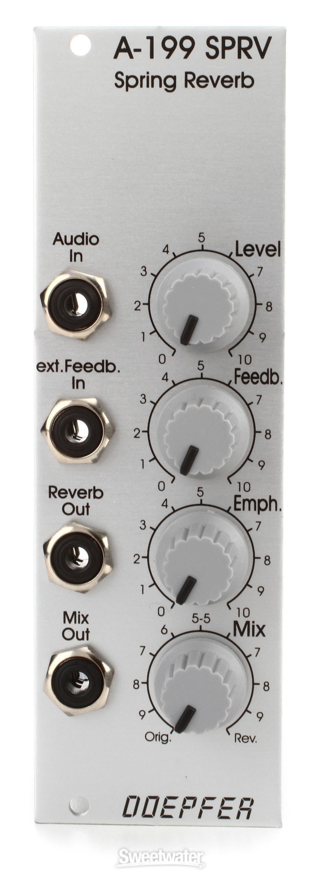 Doepfer A-199 Eurorack Spring Reverb Module - Standard Edition