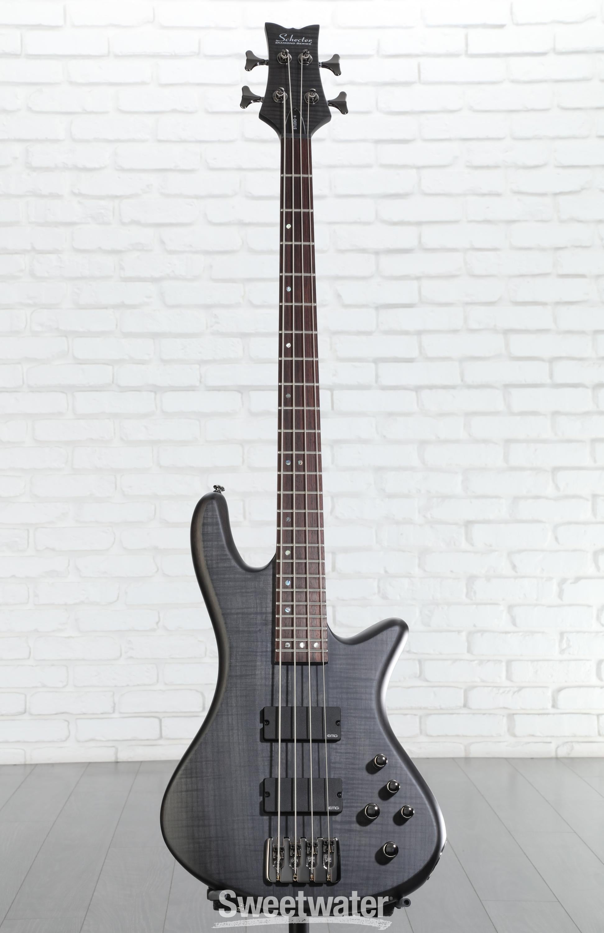 SCHECTER STILETTO-4 SESSION ハードケース付き Schecter Session Stiletto Bass Guitar - Aged Natural Satin