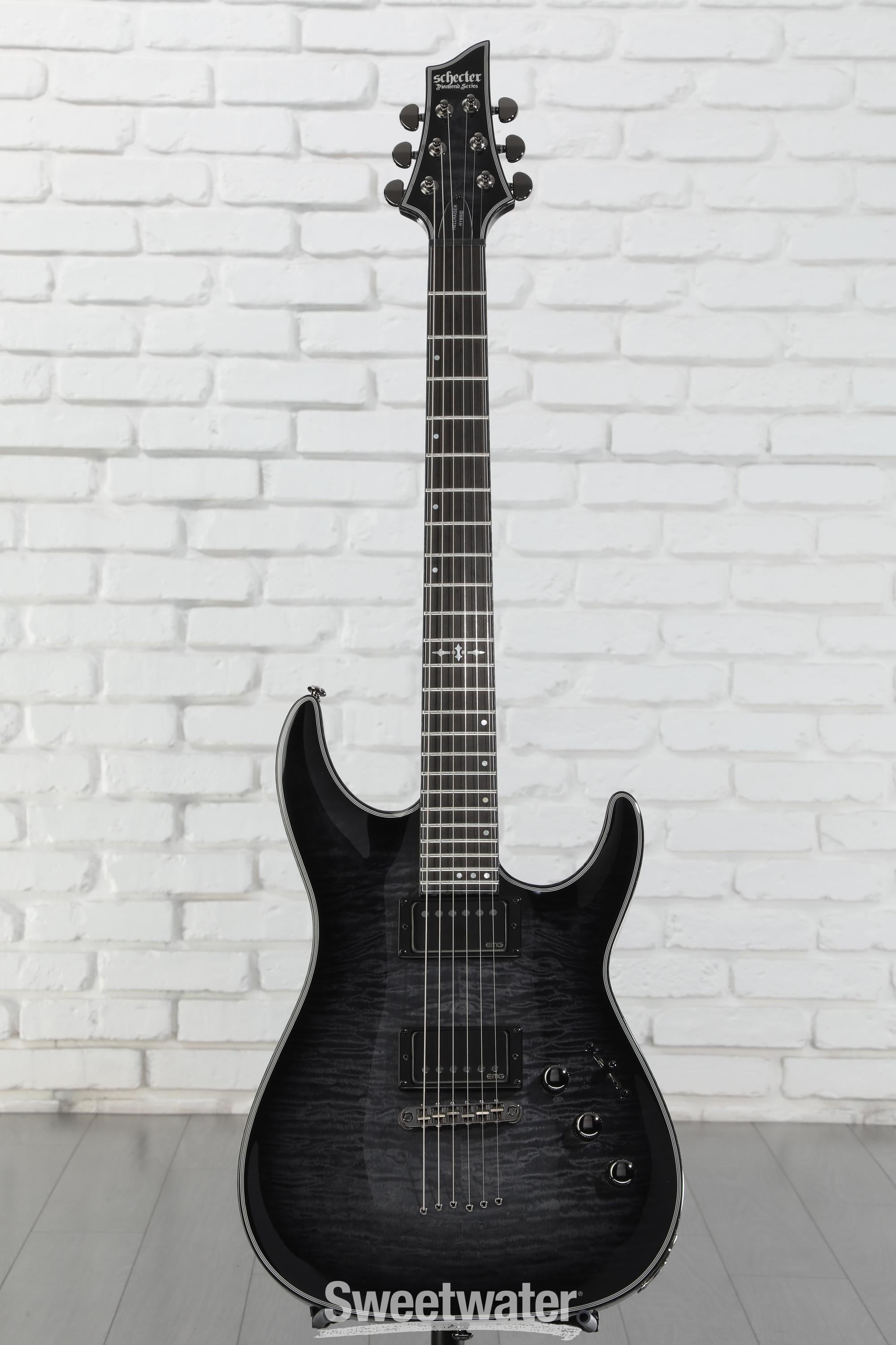 Schecter Hellraiser Hybrid C-1 - Trans Black Burst | Sweetwater