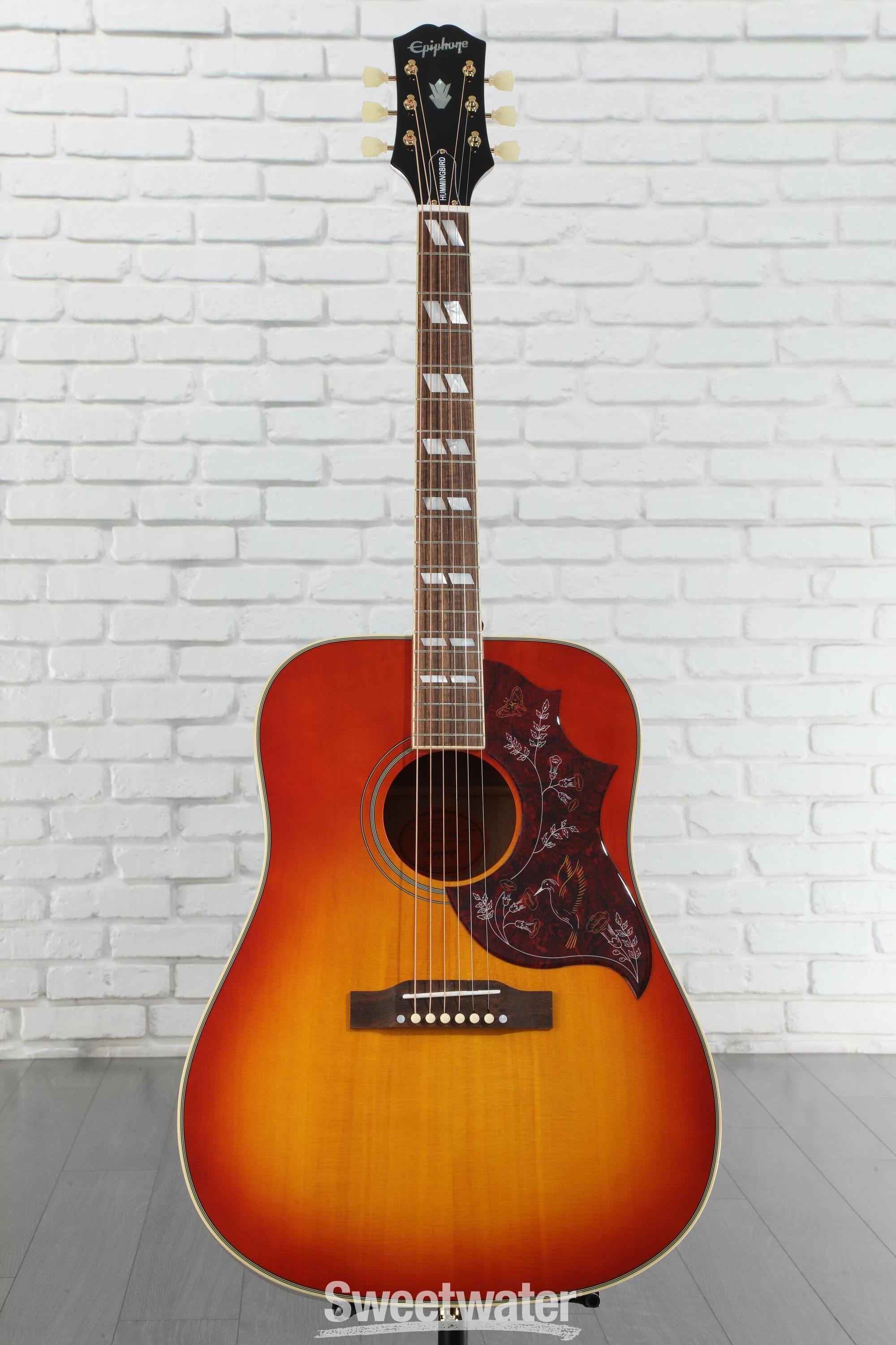 Epiphone Hummingbird Acoustic Guitar - Aged Cherry Sunburst