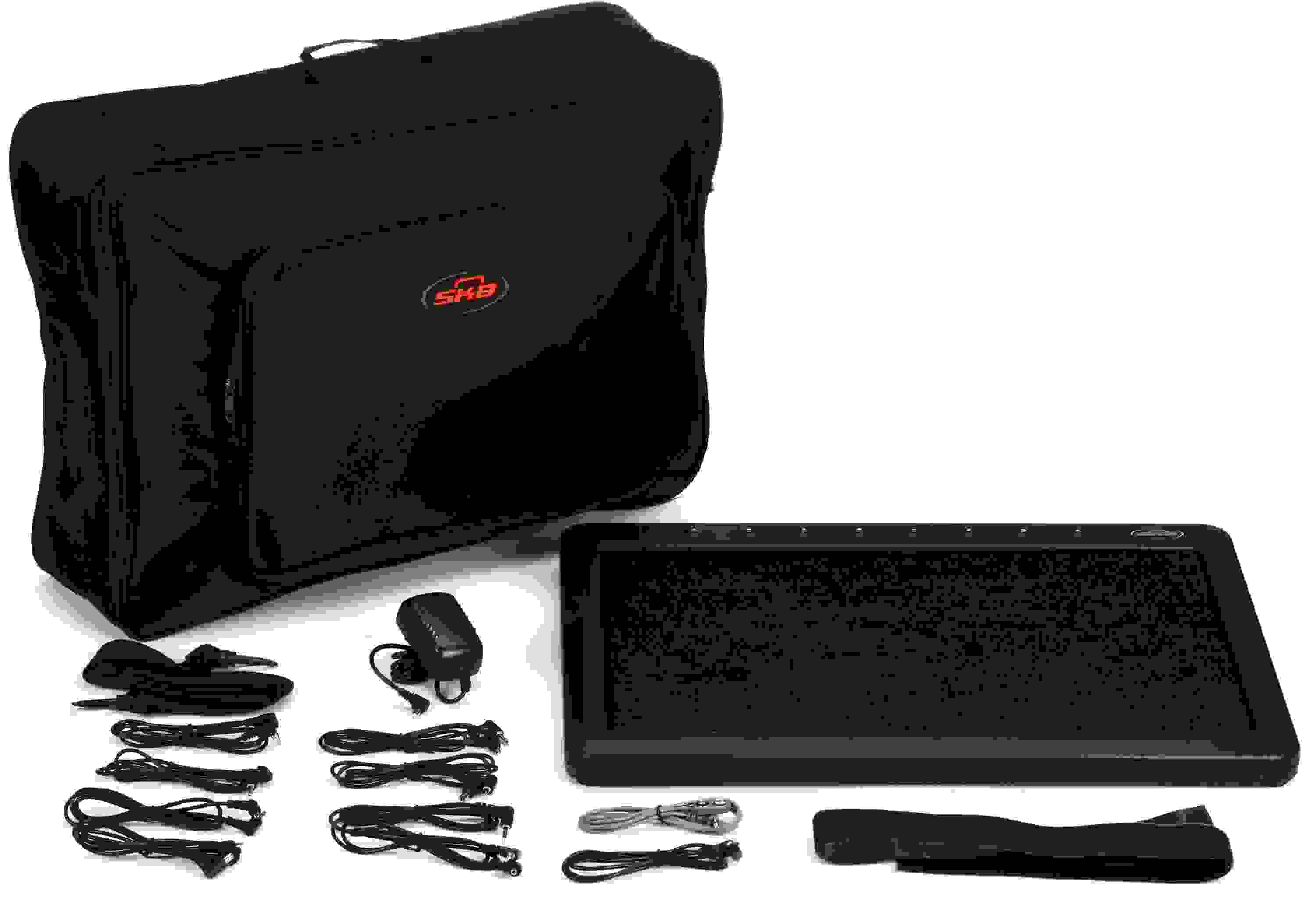 SKB 1SKB-PS-8 8-Port Pedalboard with Gig Bag