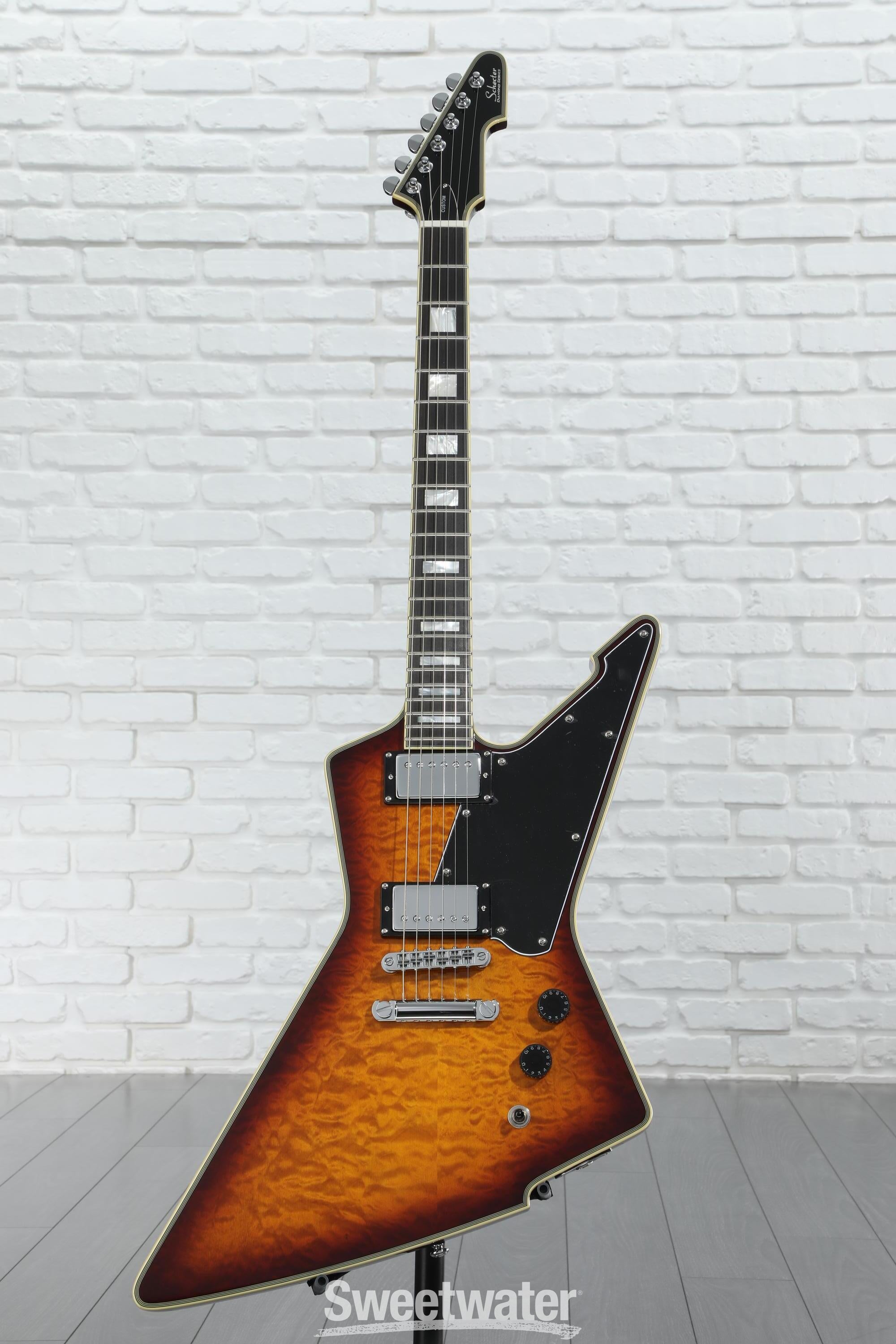 SCHECTER（シェクター） E-1 custom Schecter E-1 Custom, Vintage Sunburst, Quilted Maple Top