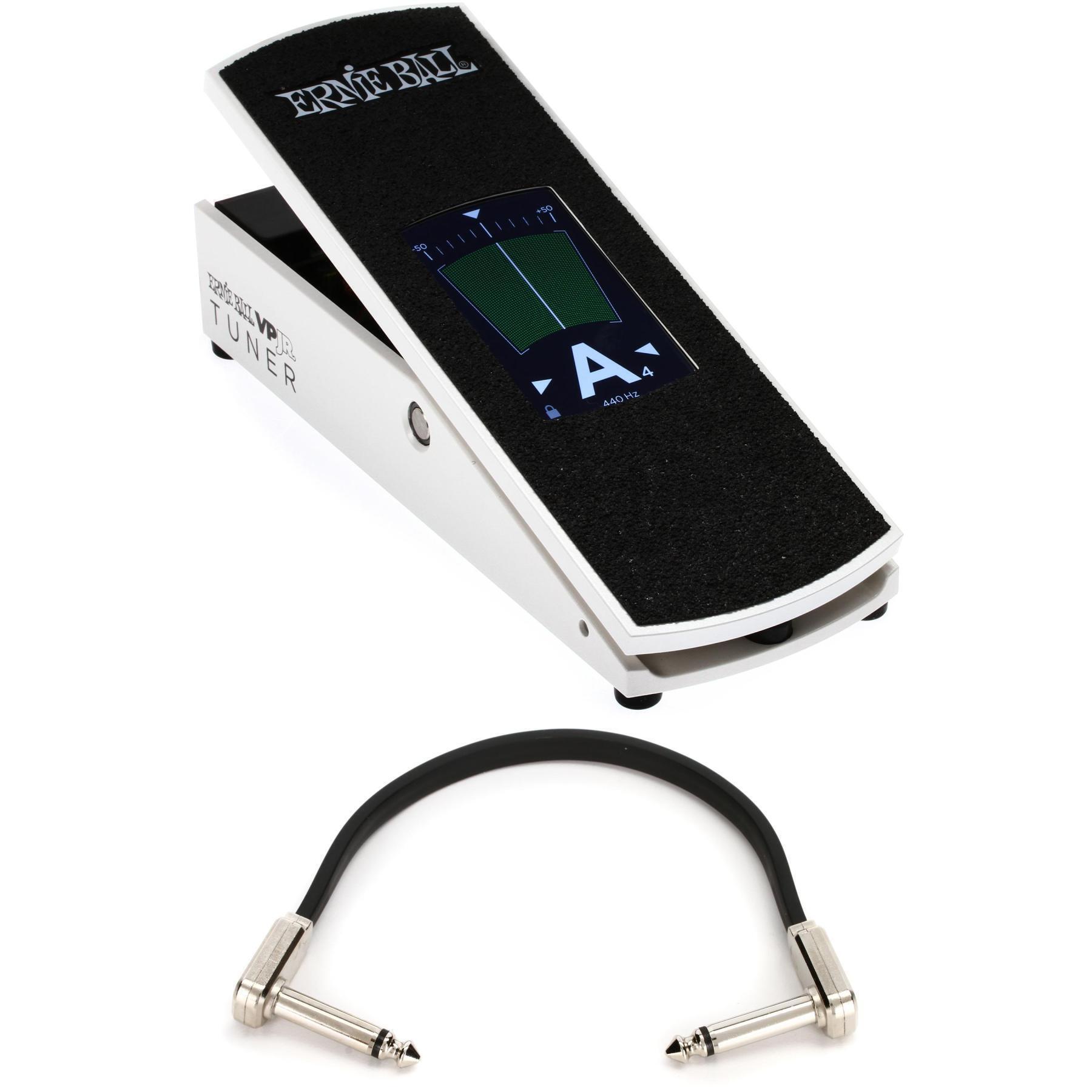 Ernie Ball VPJR Tuner / Volume Pedal - White | Sweetwater