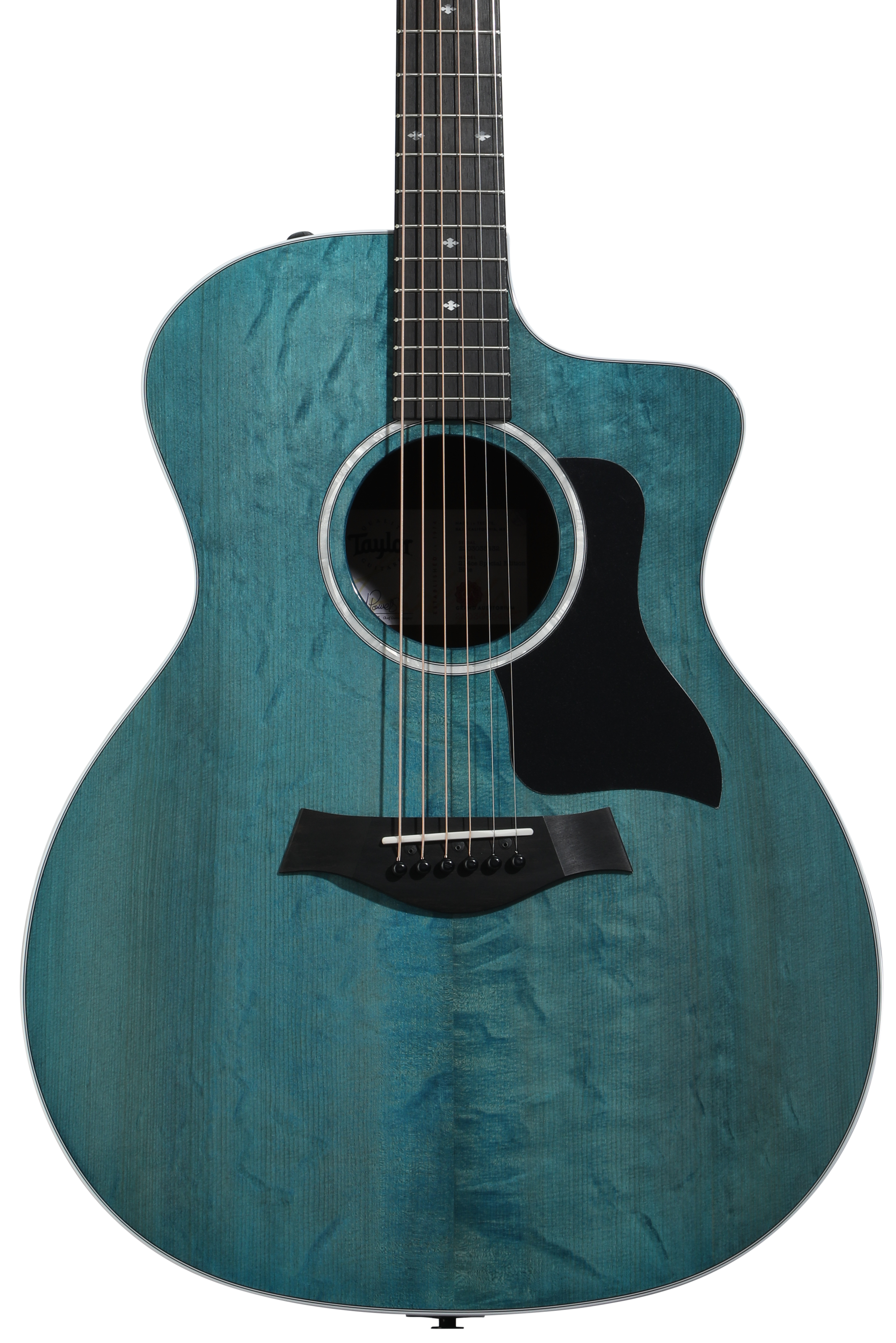 Taylor 214ce DLX LTD Acoustic-electric Guitar - Trans Blue