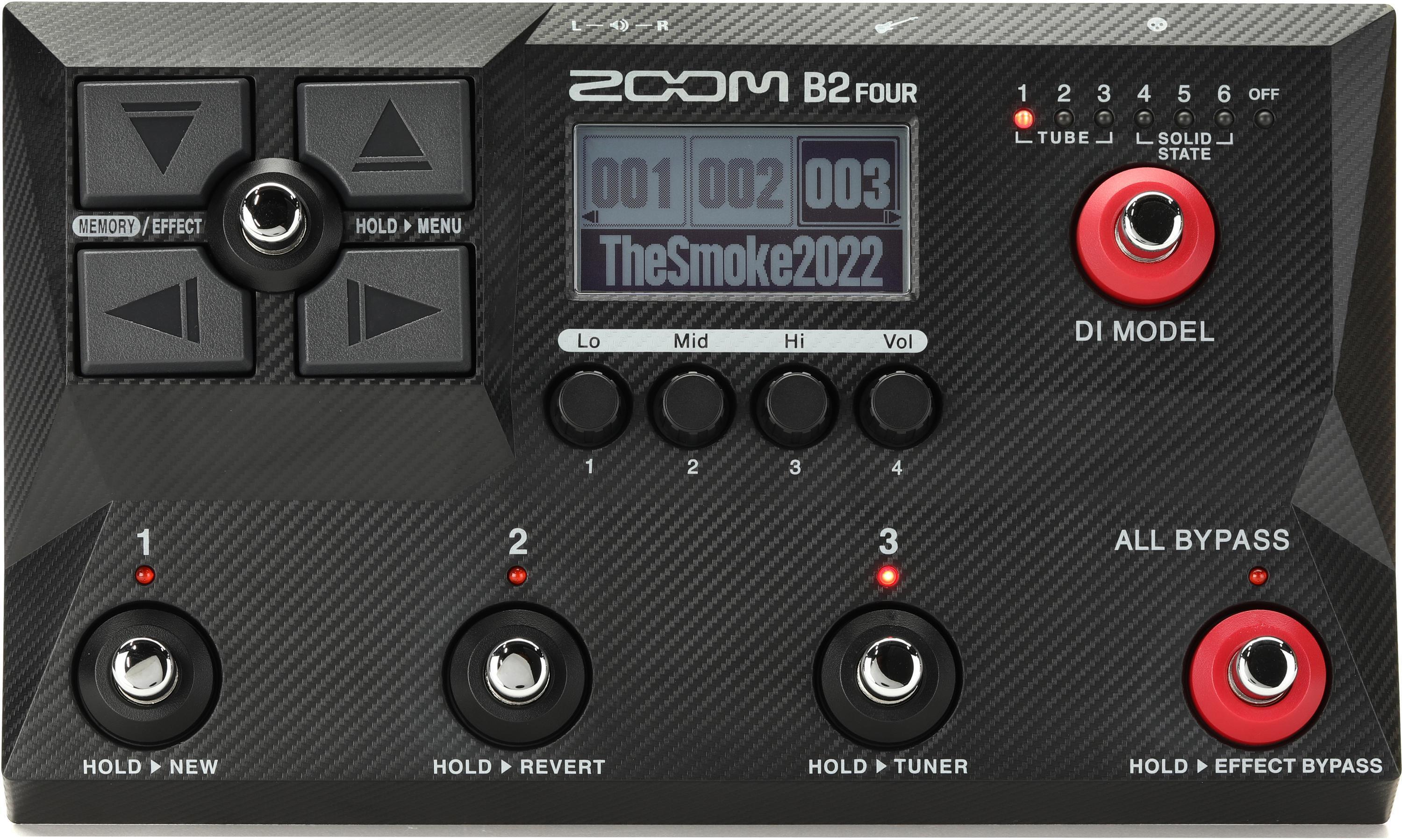 Zoom B2 Four Bass Multi-effects Processor