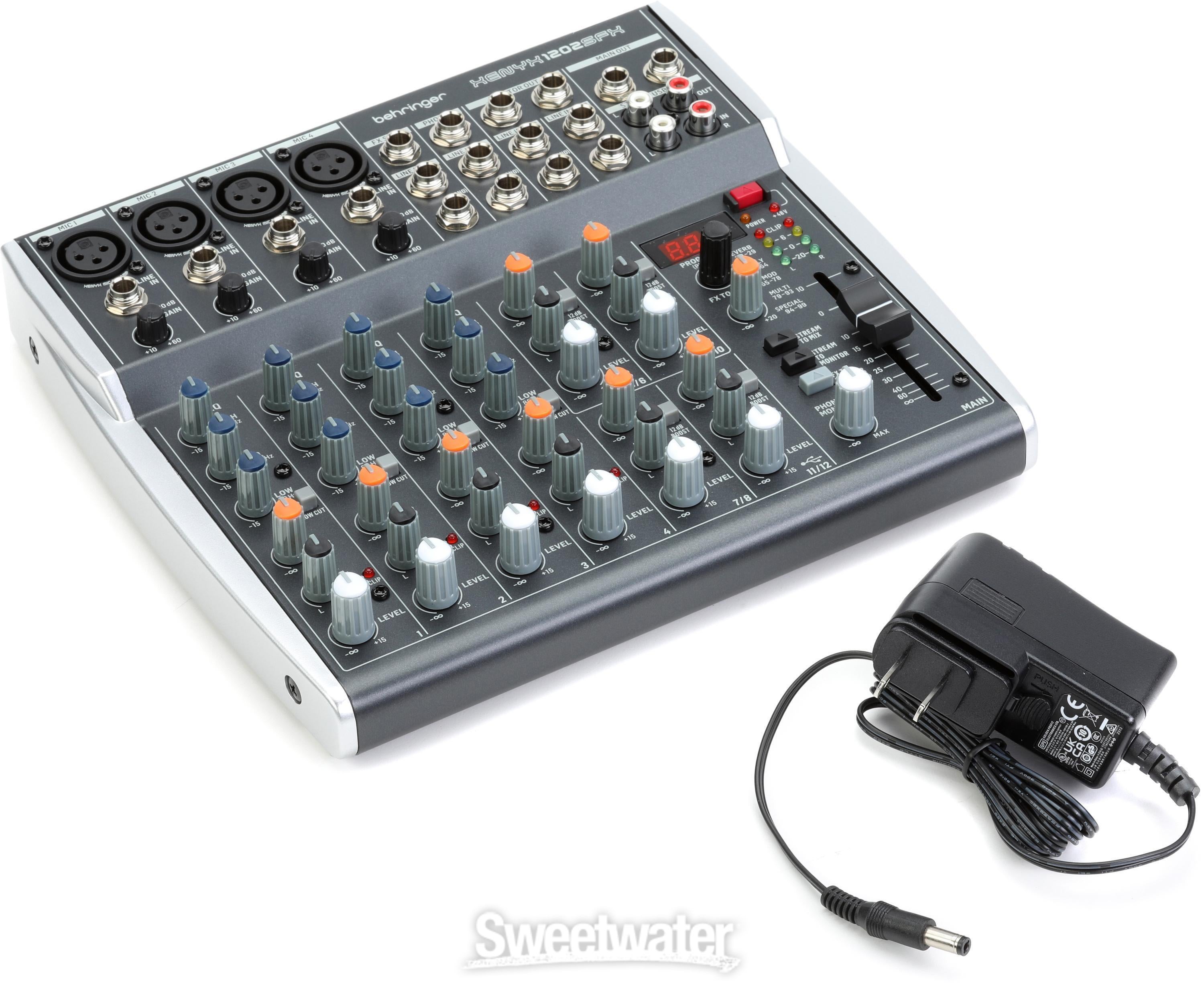 Behringer Xenyx 1202SFX 12-channel Analog Streaming Mixer