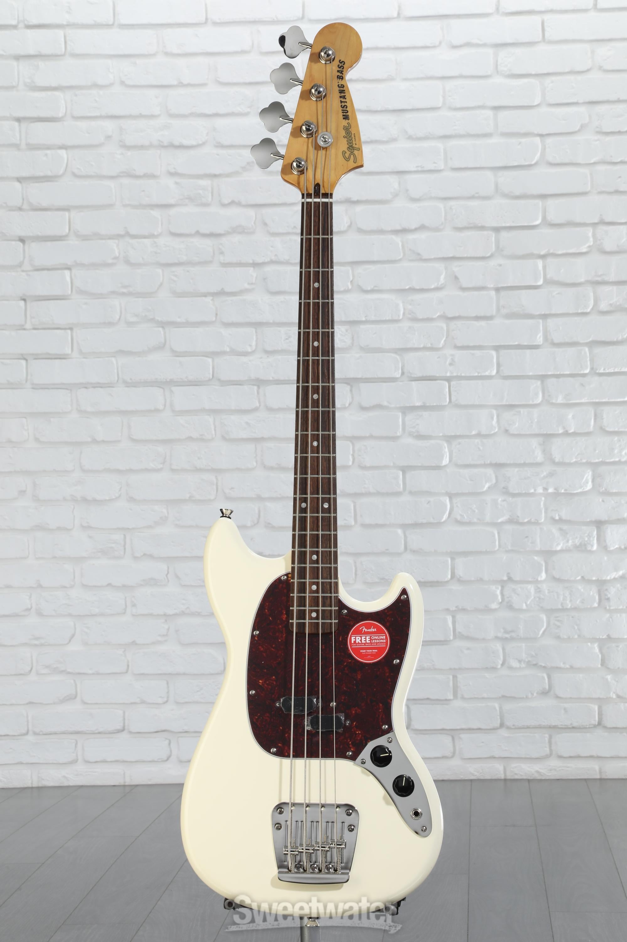 Squier Classic Vibe '60s Mustang Bass - Olympic White Squier Classic Vibe '60s Mustang Bass - Olympic White