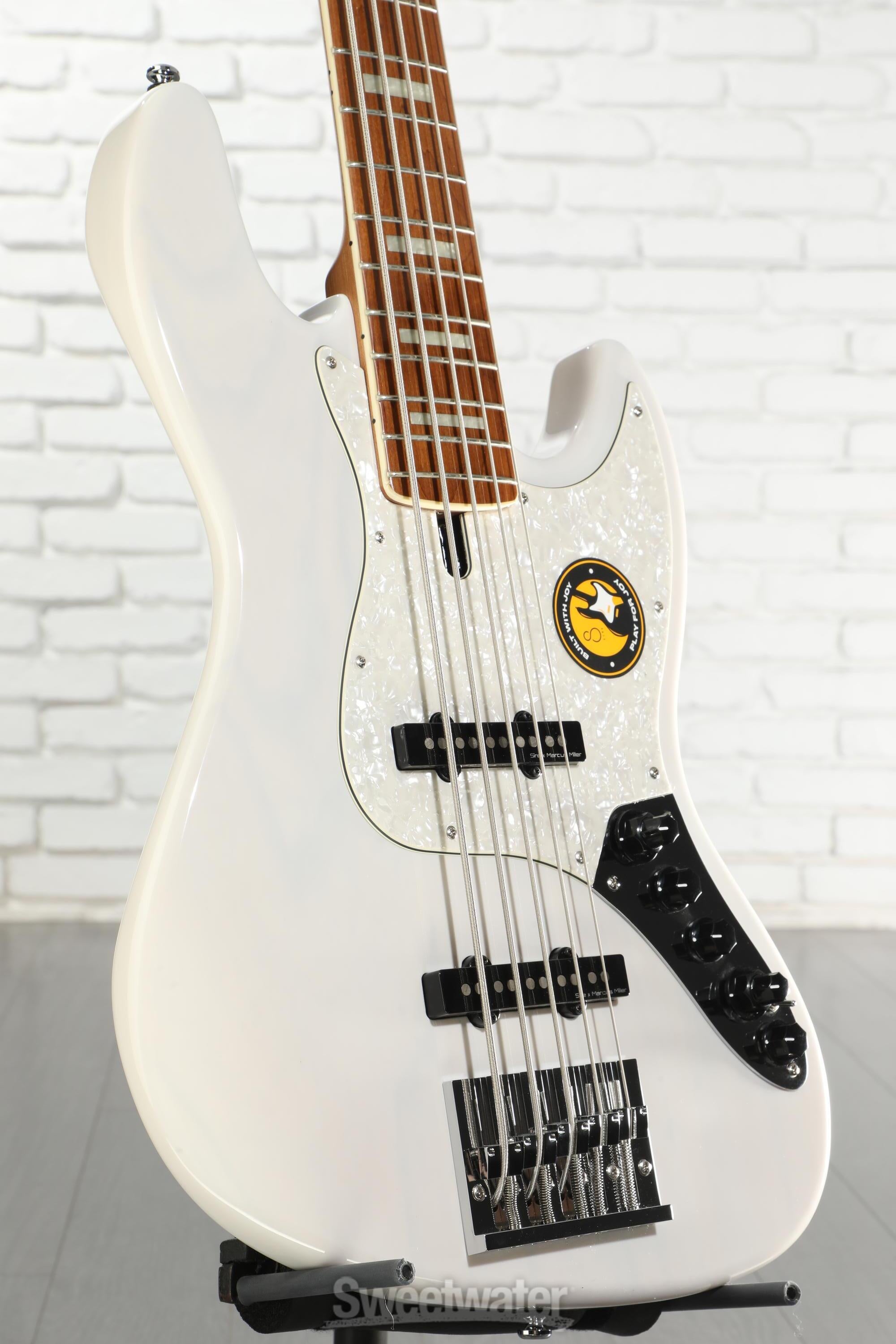 Sire Marcus Miller V8 5-string Electric Bass - White Blonde