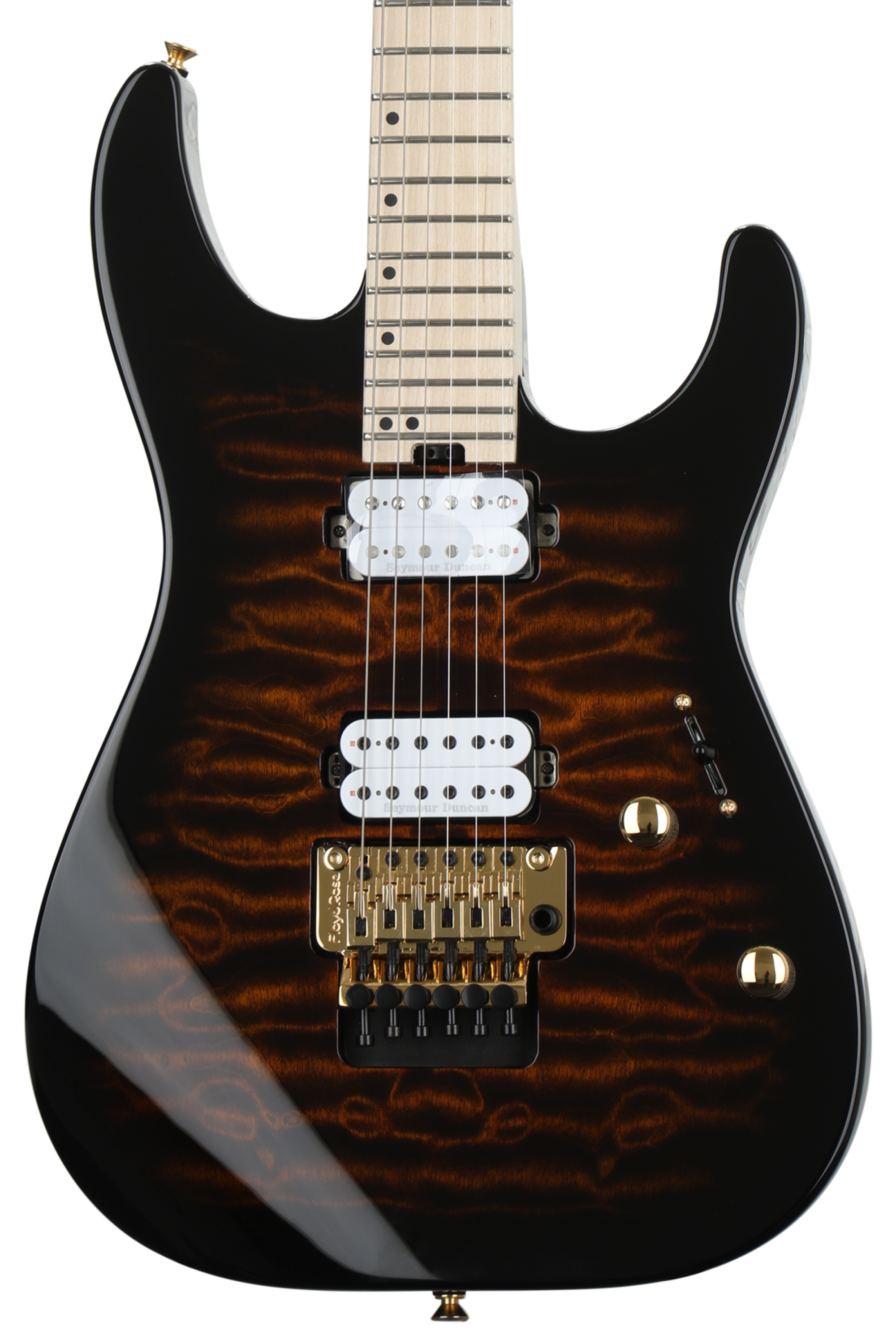 Charvel Pro-Mod DK24 HH FR M QM - Root Beer Burst | Sweetwater Charvel Pro-Mod DK24 HH FR M QM - Root Beer Burst | Sweetwater