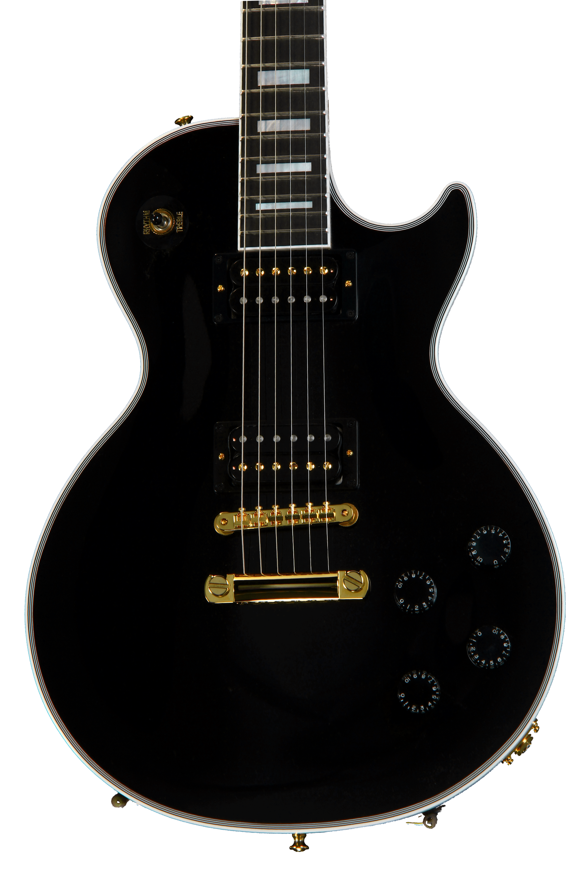 Gibson Custom Les Paul Axcess Custom - Stopbar, Ebony | Sweetwater