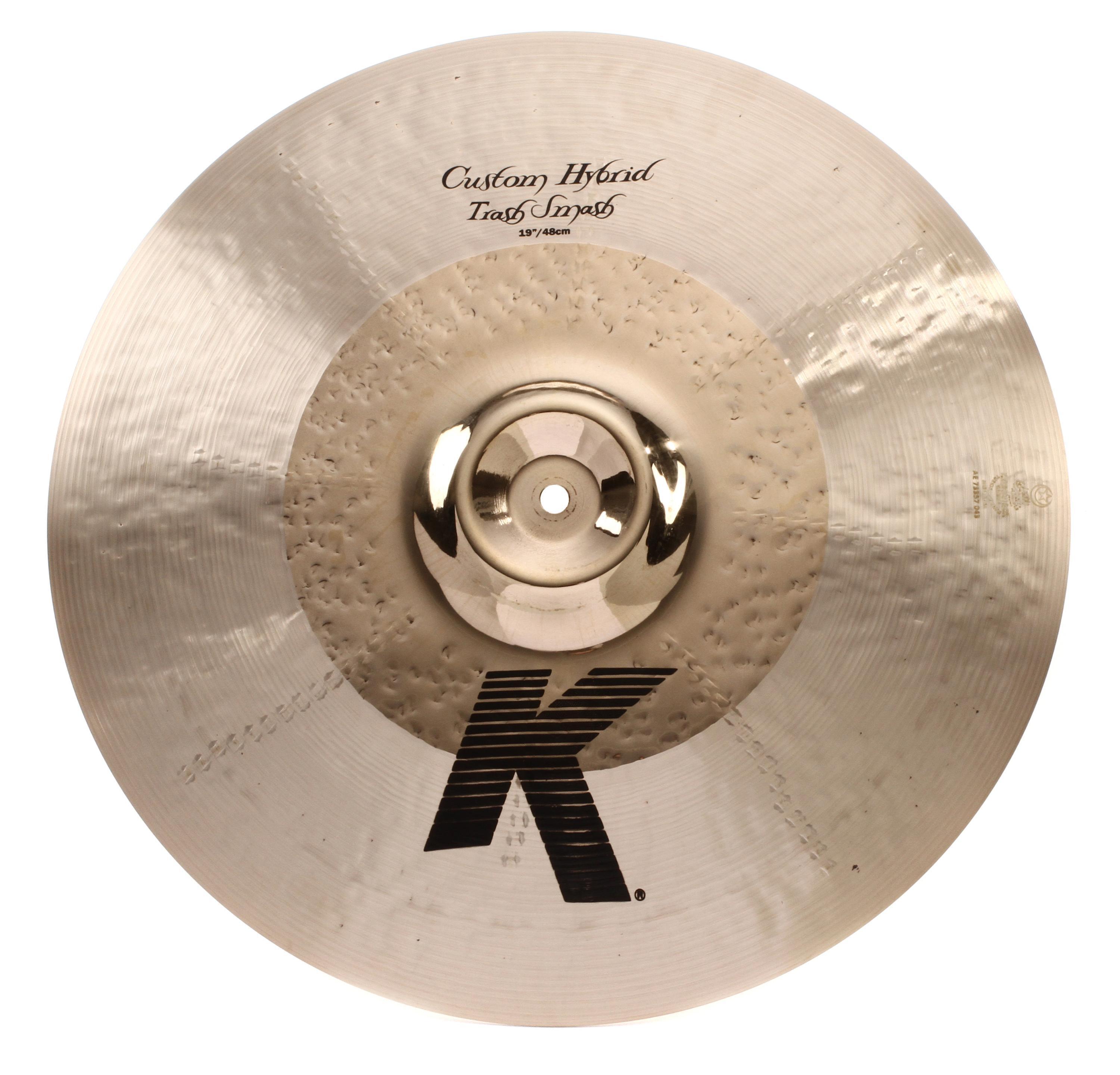 Zildjian 19 inch K Custom Hybrid Trash Smash Cymbal | Sweetwater