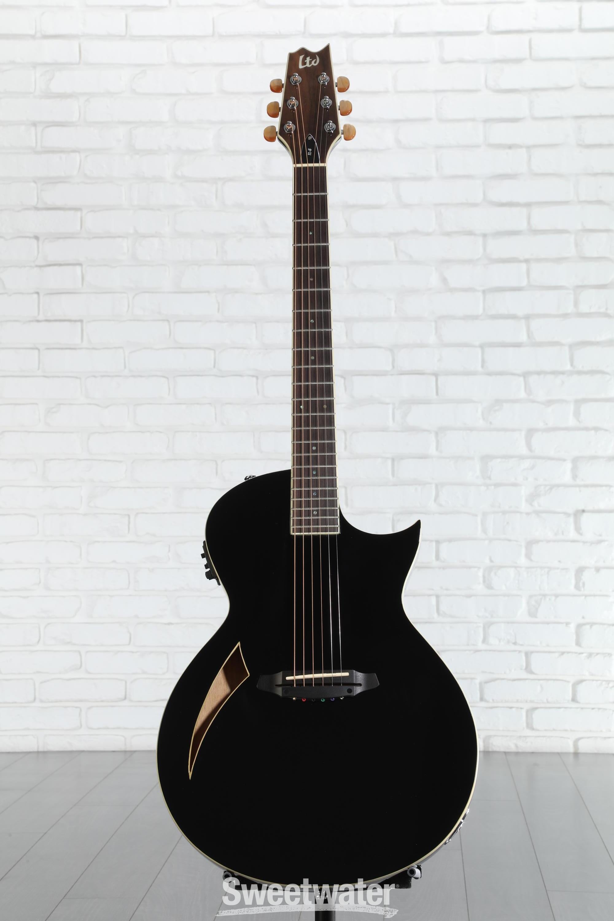ESP LTD TL-6 Acoustic-electric Guitar - Black Reviews | Sweetwater