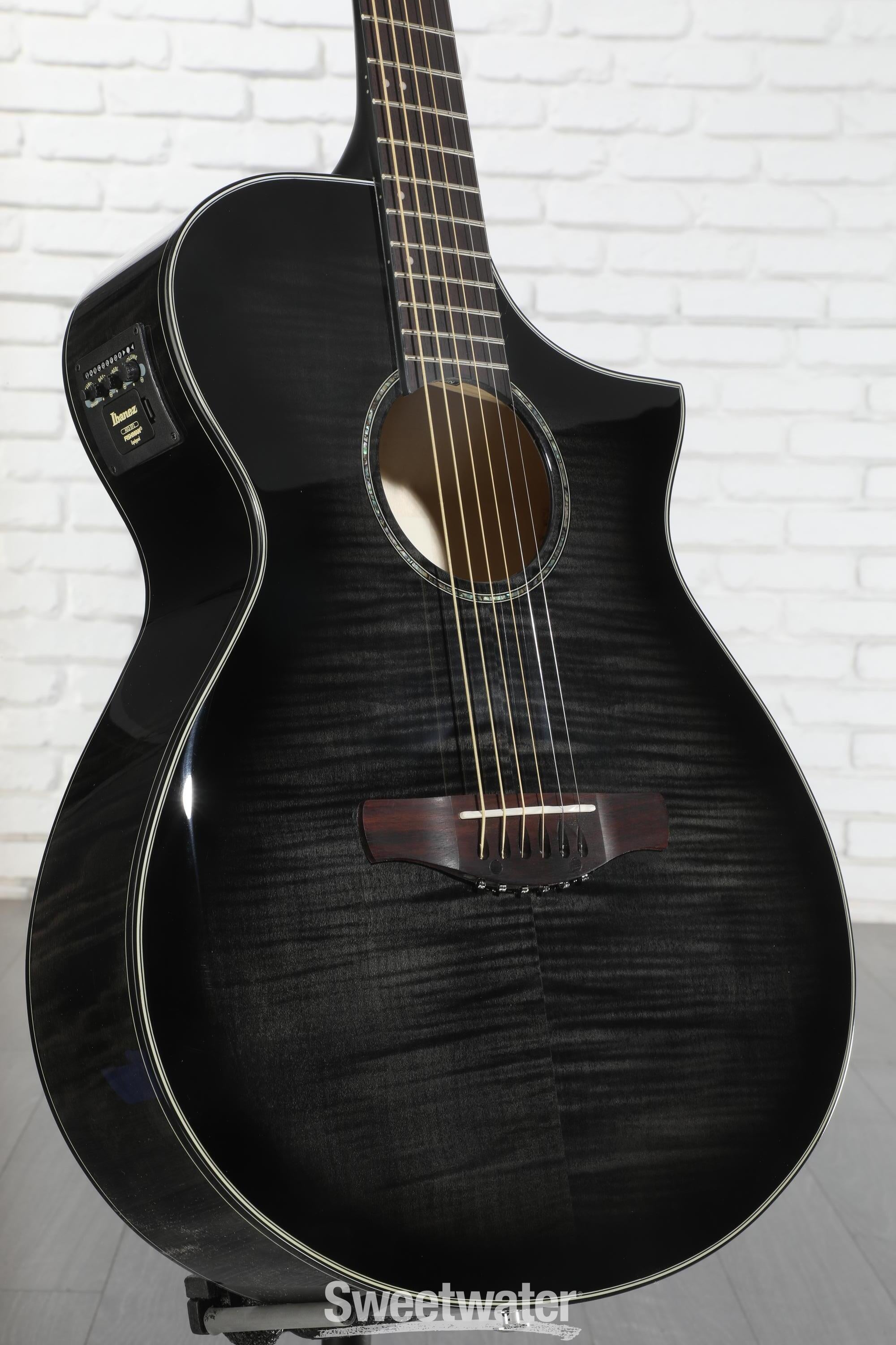 ギター Ibanez AEWC400-TKS Buy Ibanez AEWC400 Acoustic Electric Guitar Transparent
