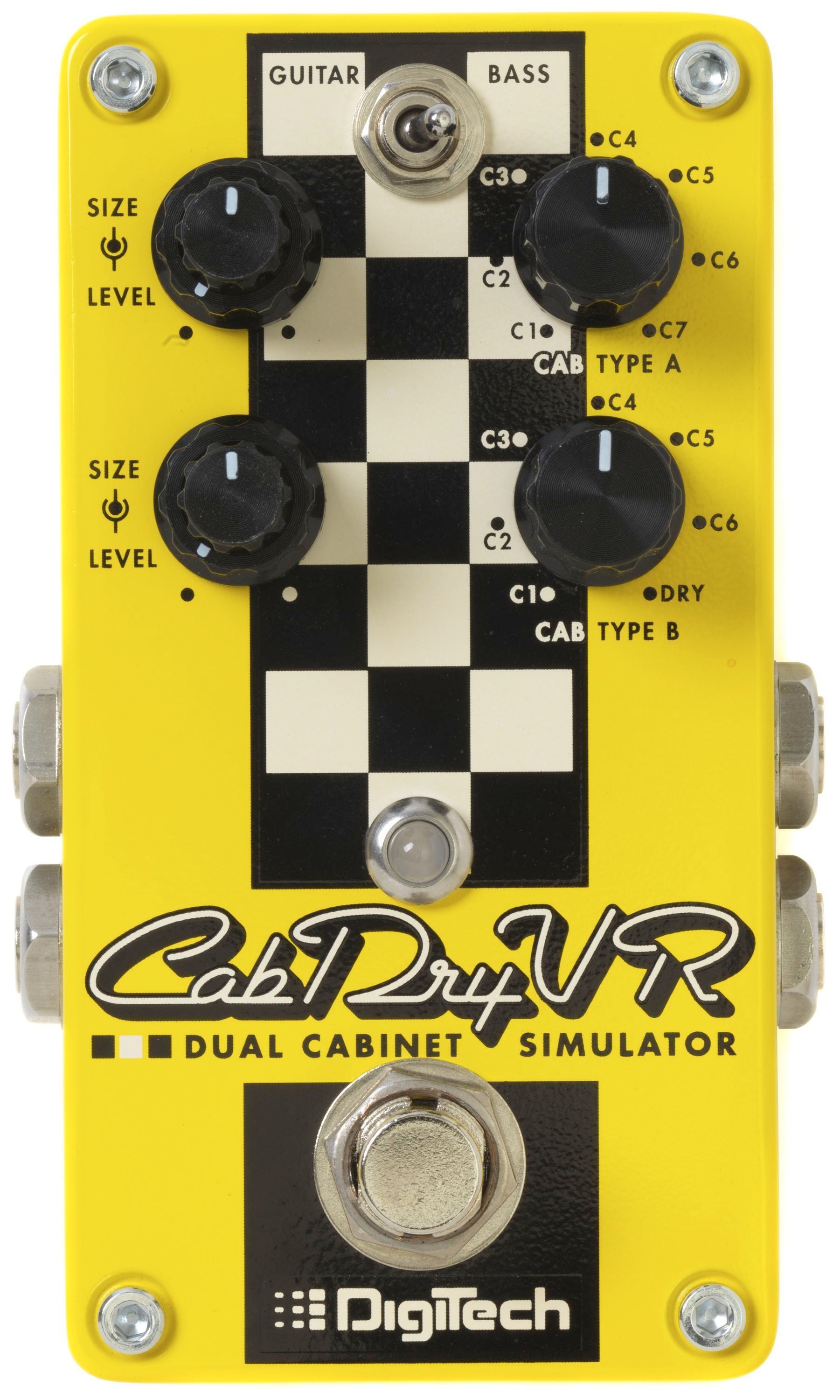 DigiTech CabDryVR キャビネットシュミレーター DigiTech CabDryVR Speaker Cabinet IR Pedal | Sweetwater