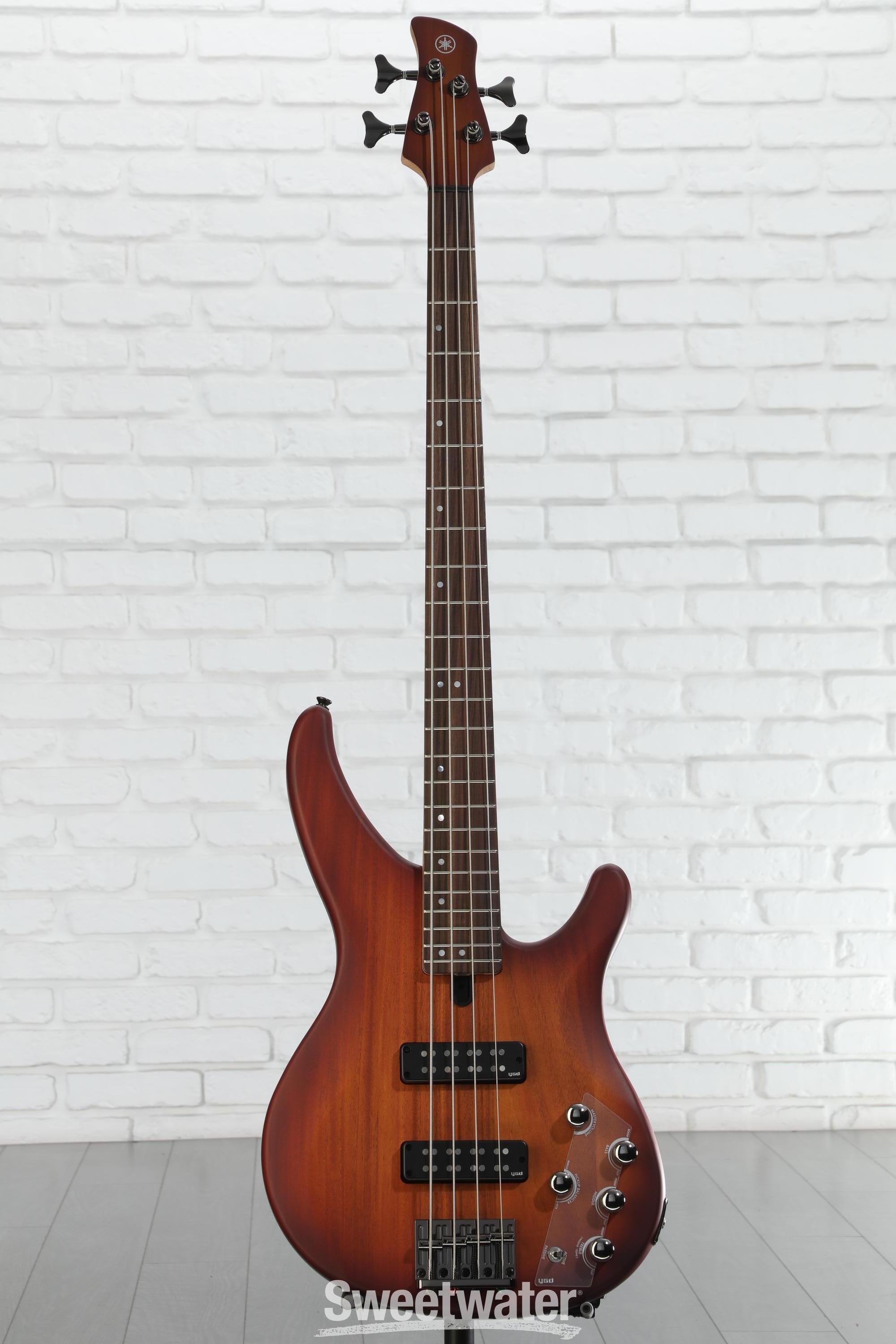 Yamaha TRBX504 4-string Bass Guitar - Brick Burst | Sweetwater