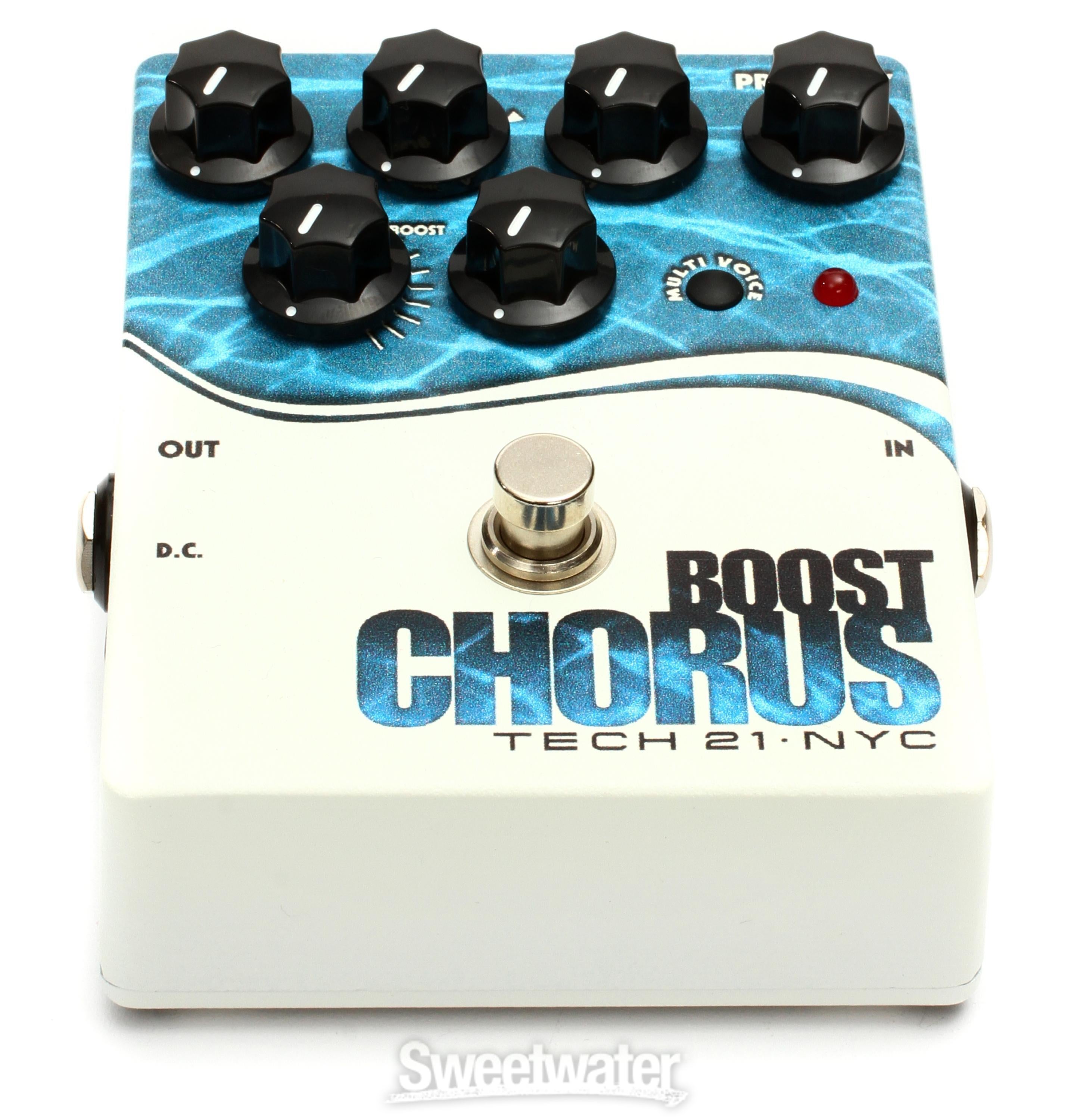 TECH 21 BOOST CHORUS エフェクター♪G3503-