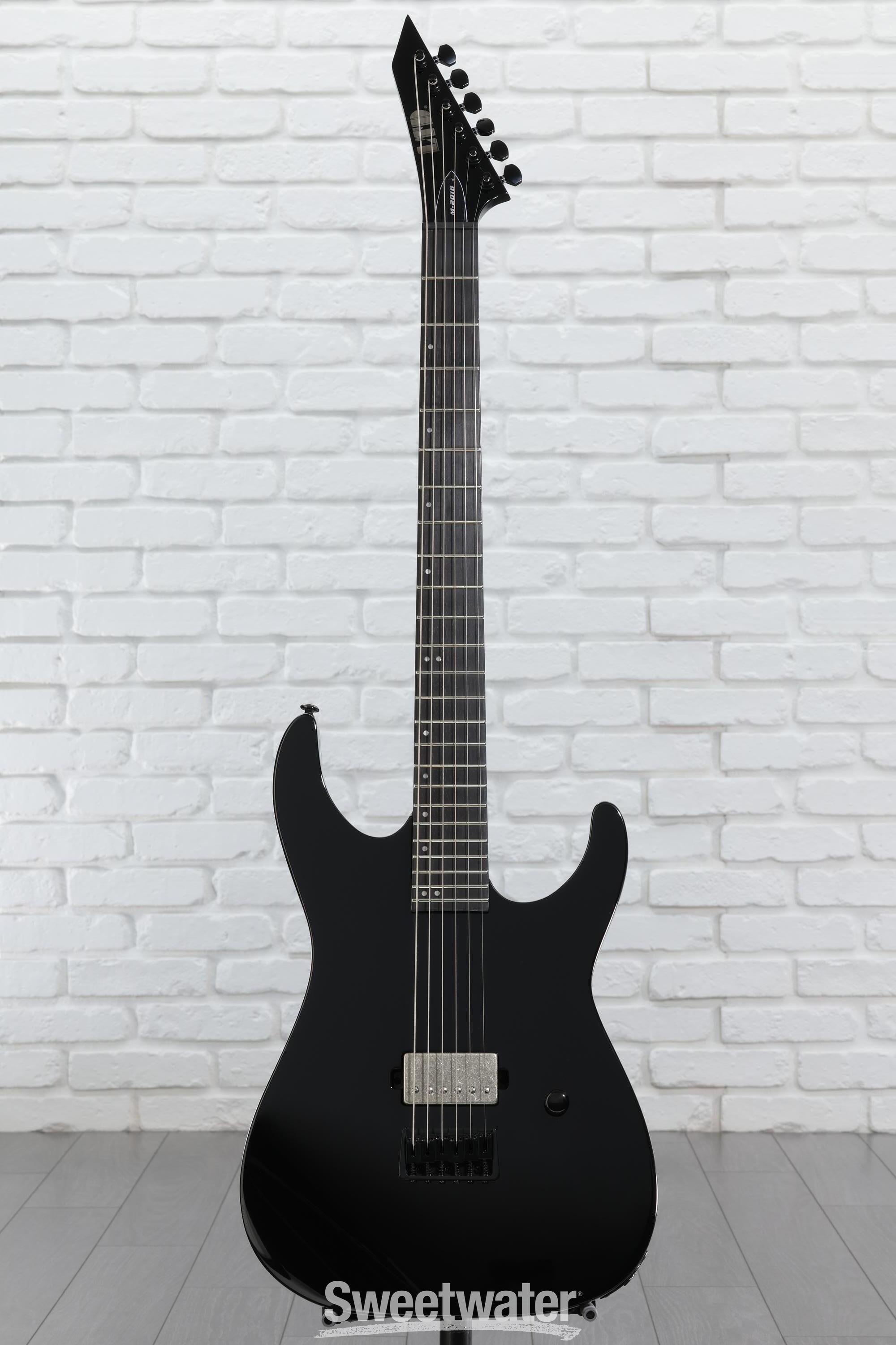 ESP LTD M-201B Baritone Electric Guitar - Black