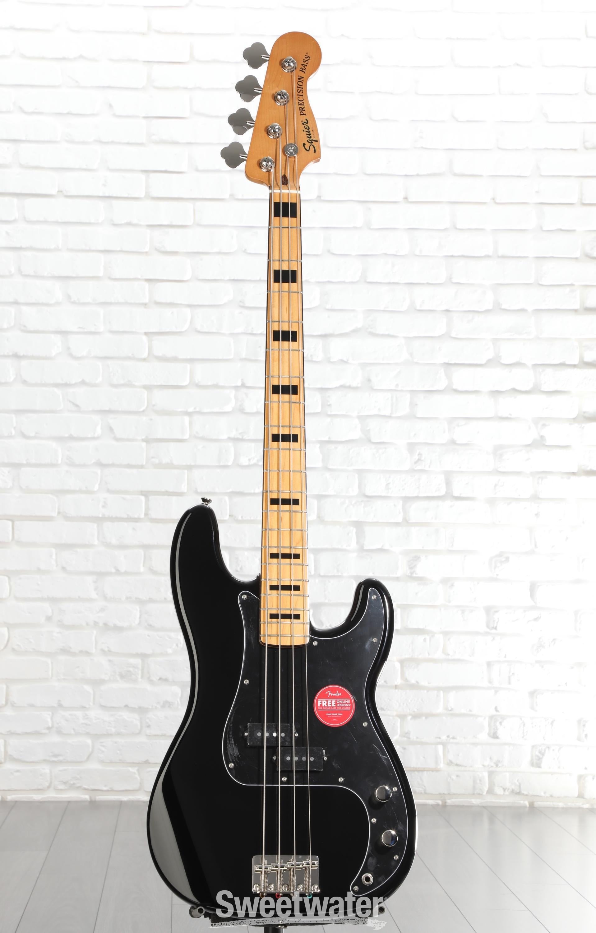 Squier Classic Vibe '70s Precision Bass - Black | Sweetwater