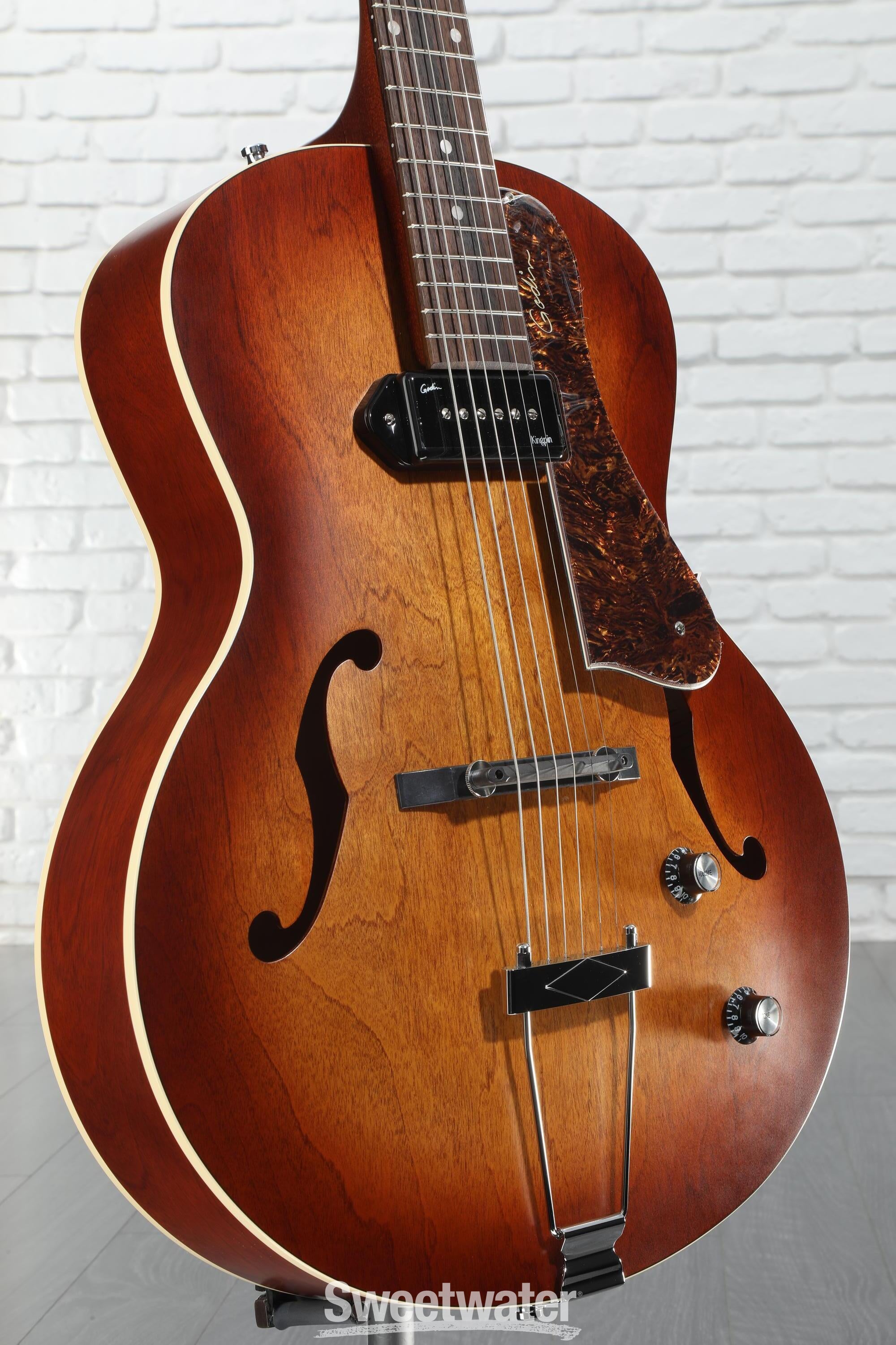 ホット商品 Godin Cognac - Guitar Electric Hollowbody Kingpin Avenue 5th その他