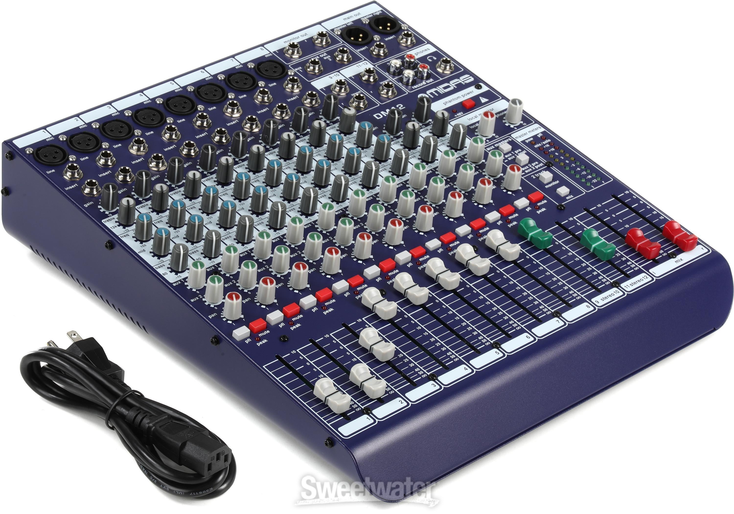 Midas DM12 12-channel Analog Mixer | Sweetwater