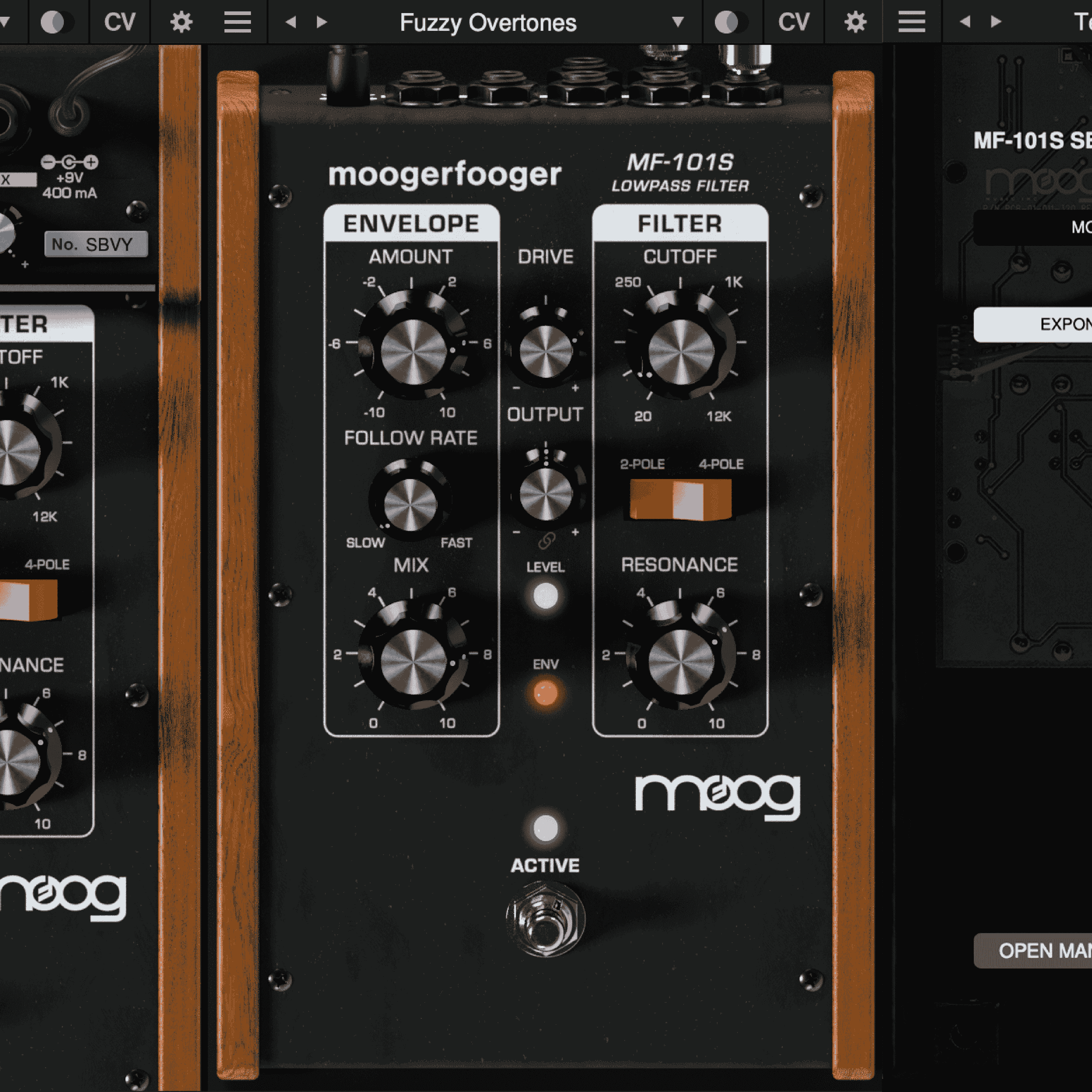 Moog MF-101S Lowpass Filter Plug-in | Sweetwater