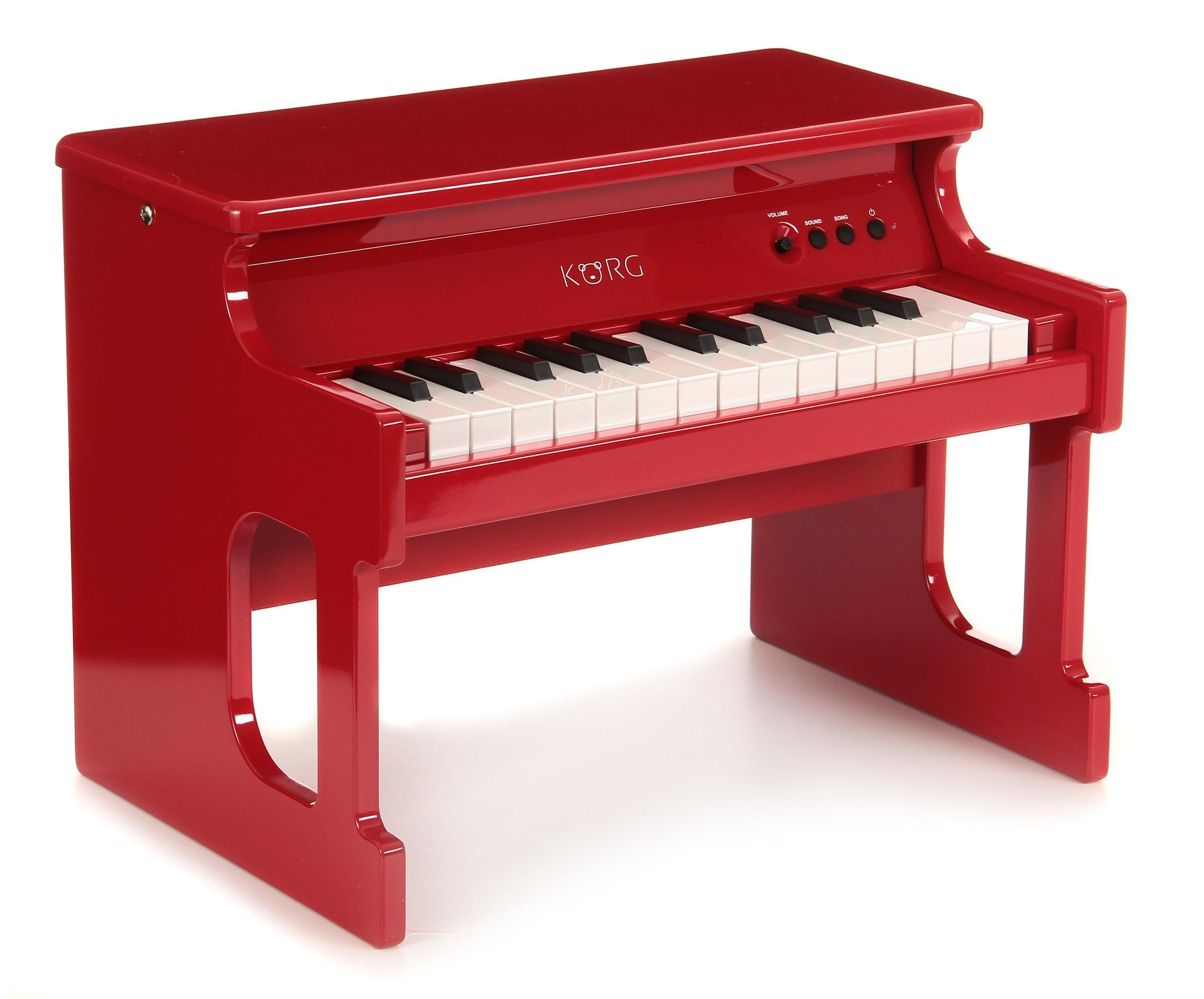 Pian digital de jucărie Korg tinyPiano - roșuPian digital de jucărie Korg tinyPiano - roșu  