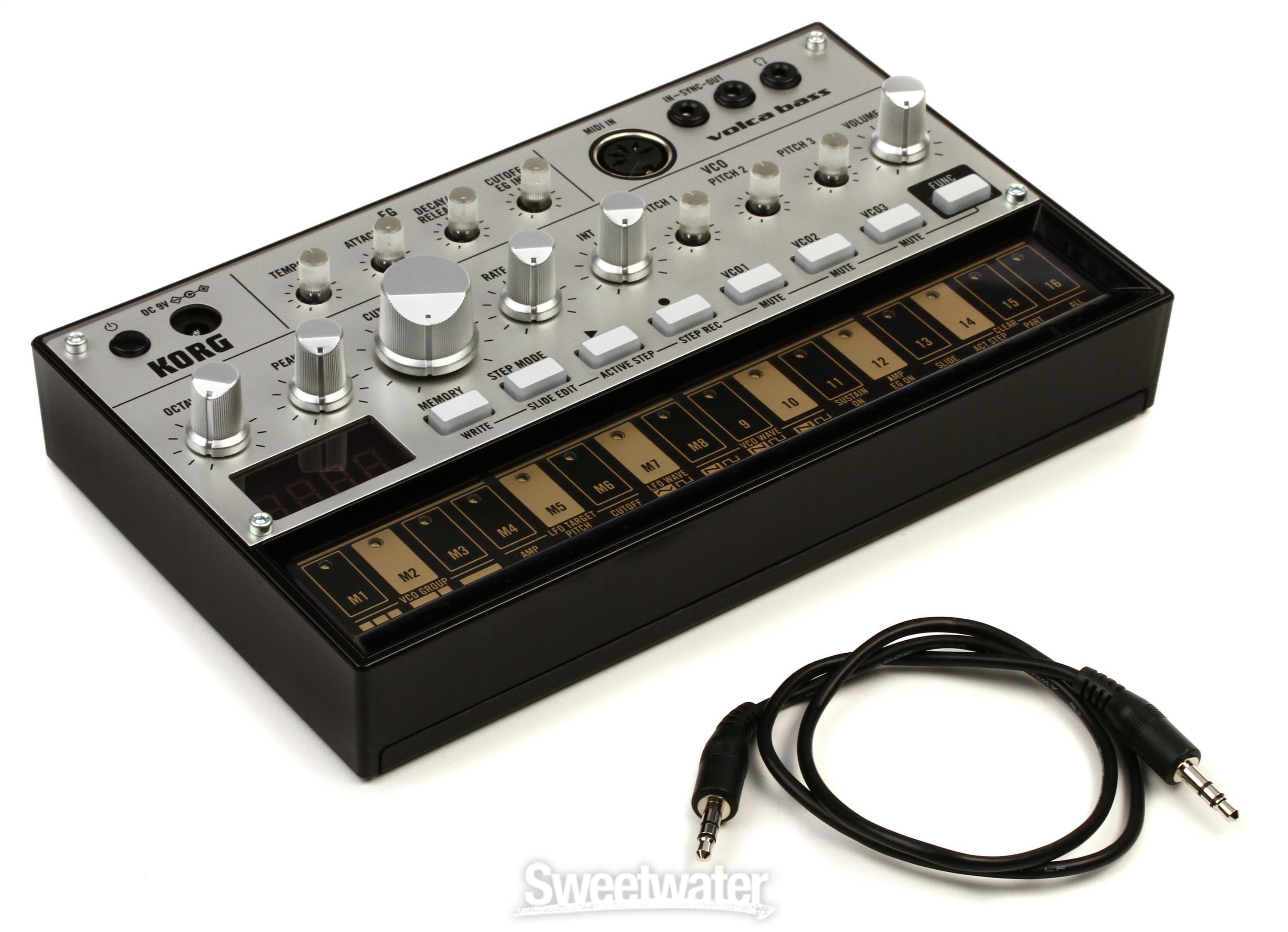 Korg Volca Bass Analog Bass Synth Module and Sequencer Reviews 