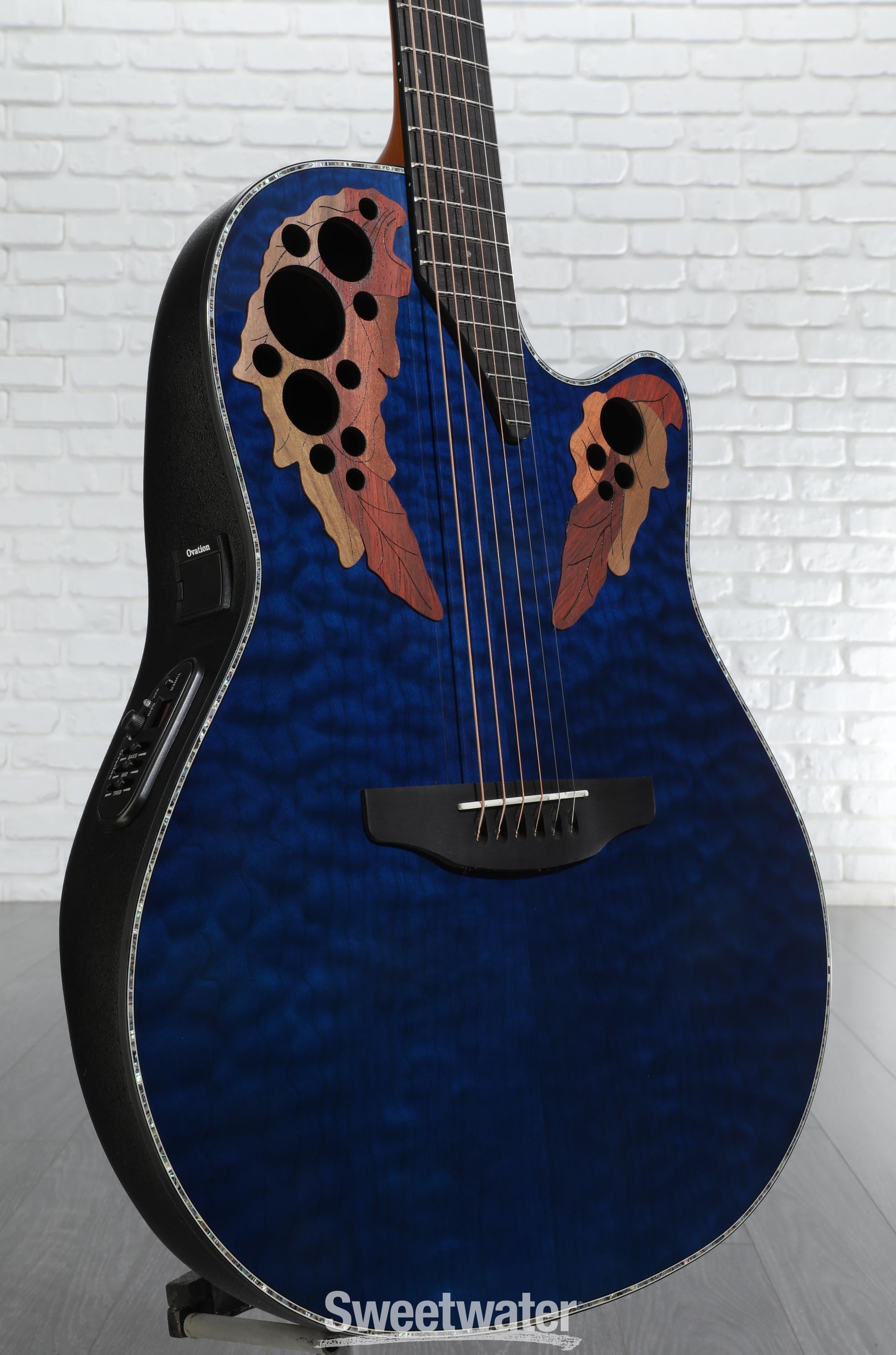 Ovation Celebrity Elite Plus CE44P-8TQ Mid-Depth Acoustic Ovation Celebrity Elite Plus CE44P-8TQ Mid-Depth Acoustic