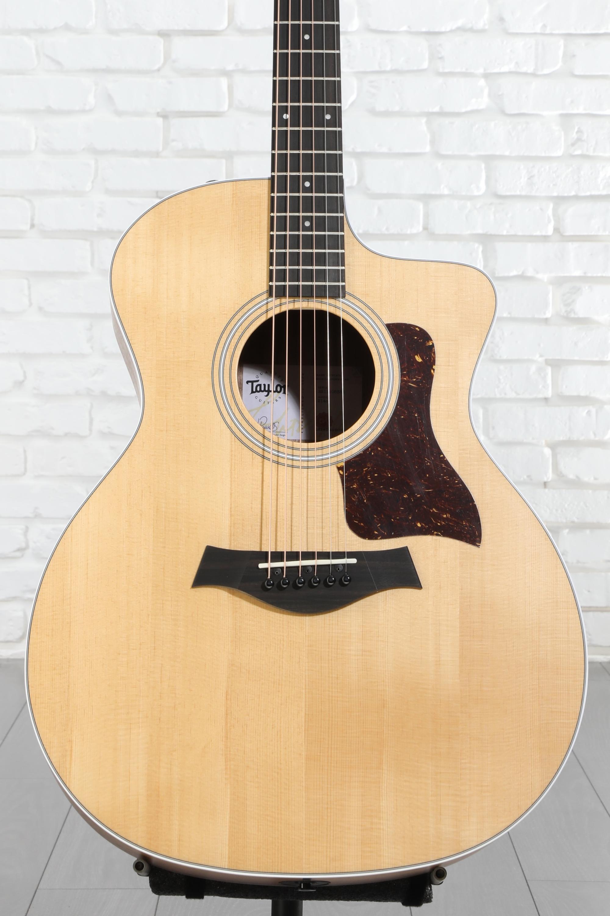 ギター Taylor 214ce es2 Natural 2021 Taylor 214ce Grand Auditorium Acoustic-electric Guitar - Natural