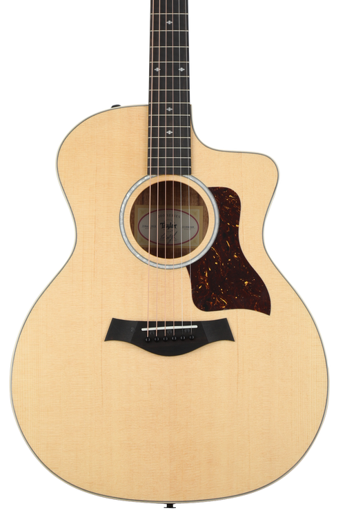 Taylor 214ce-K Deluxe Dent and Scratch Acoustic-Electric Guitar - Natural  with Layered Koa Back & Sides