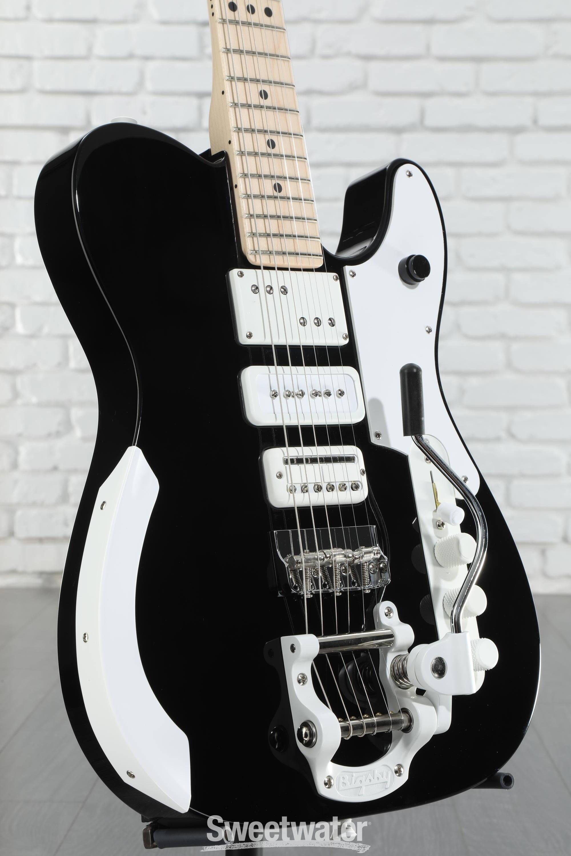 Fender Jack White Triplecaster Telecaster Electric Guitar - Black