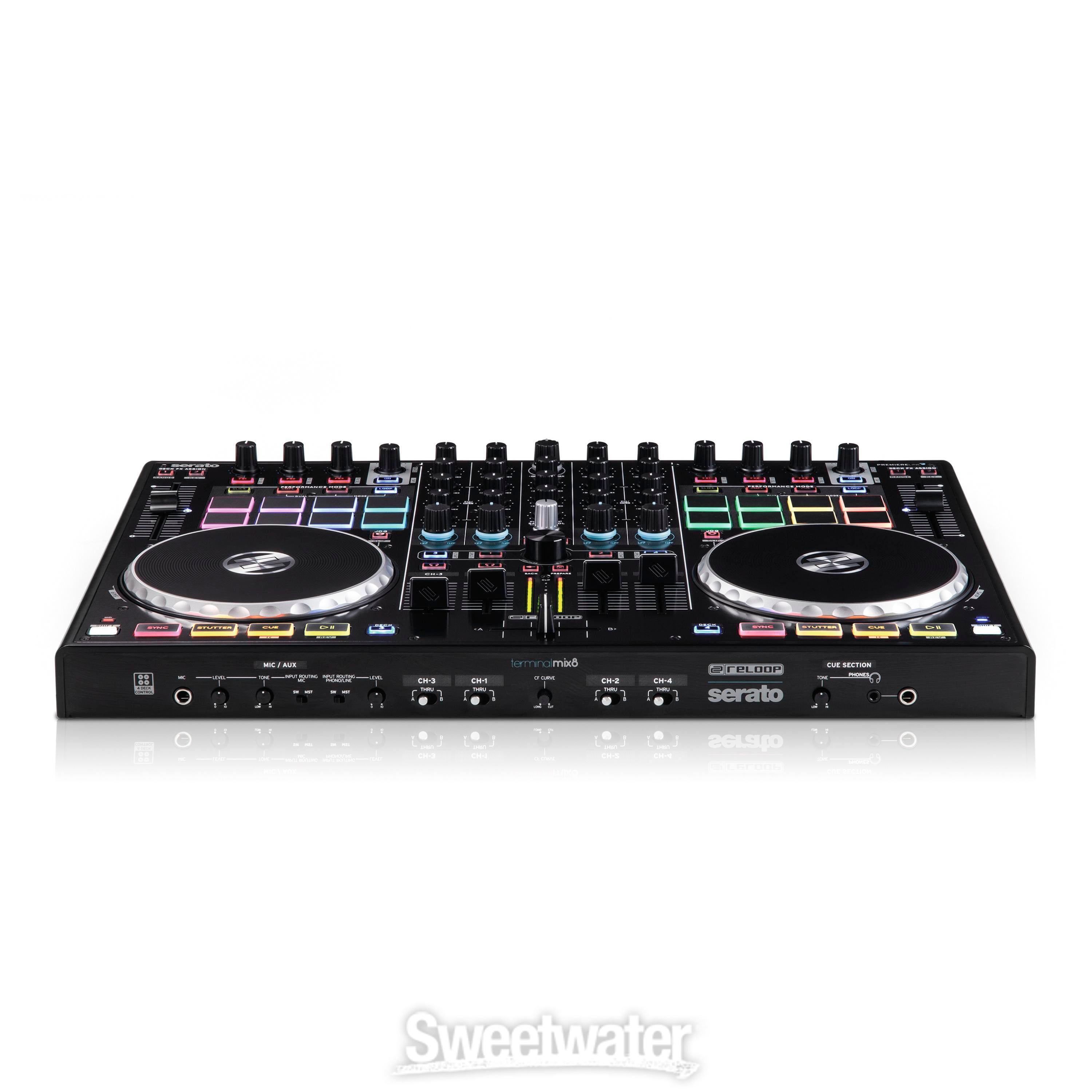 Reloop Terminal Mix 8 with Serato DJ