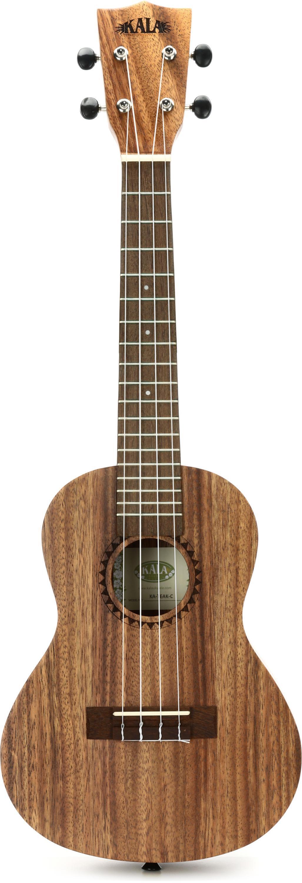 Kala Teak Concert Ukulele - Natural | Sweetwater