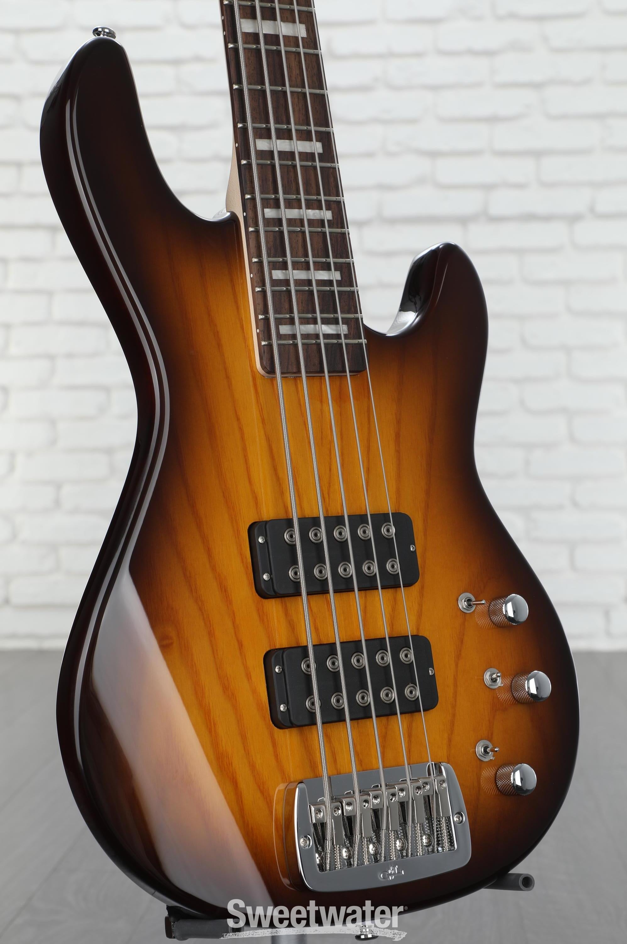 G&L Tribute L-2500 Bass Guitar - Tobacco Sunburst | Sweetwater