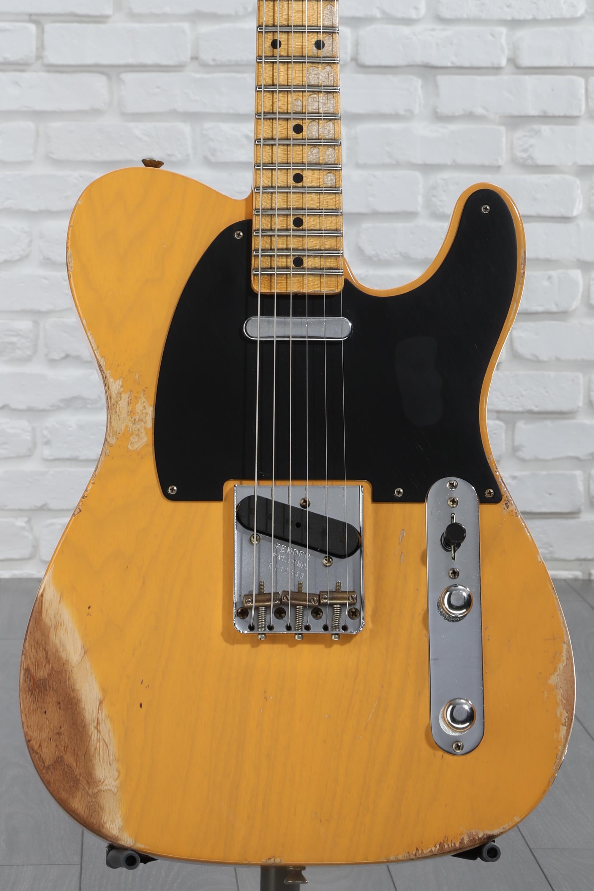 ★Custom HardRelic Blond Telecaster★ Fender '53 HS Telecaster Heavy Relic Custom Shop - Aged
