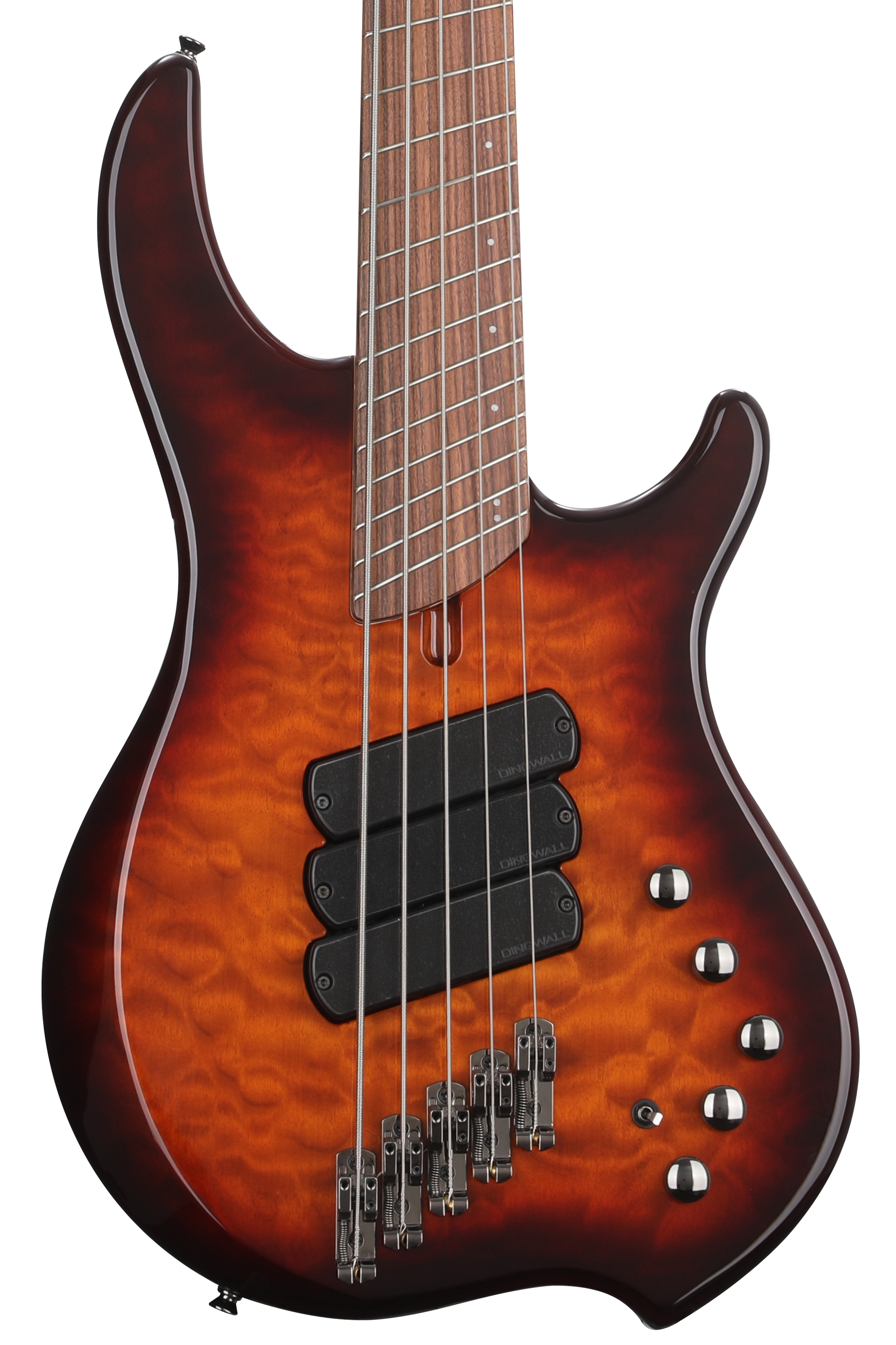 Dingwall Guitars Combustion 5-string Electric Bass - Vintage Burst with Pau Ferro Fingerboard