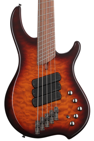 Dingwall Guitars Combustion 5-string Electric Bass - Vintage Burst with Pau Ferro Fingerboard