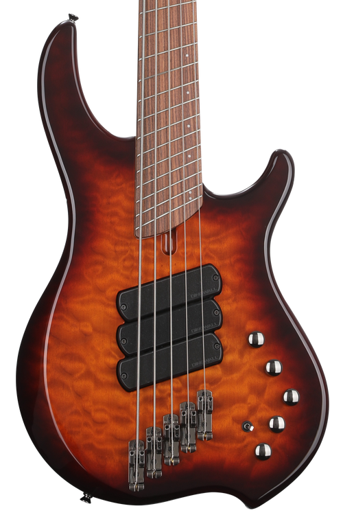 Dingwall Guitars Combustion 5-string Electric Bass - Vintage Burst with Pau Ferro Fingerboard