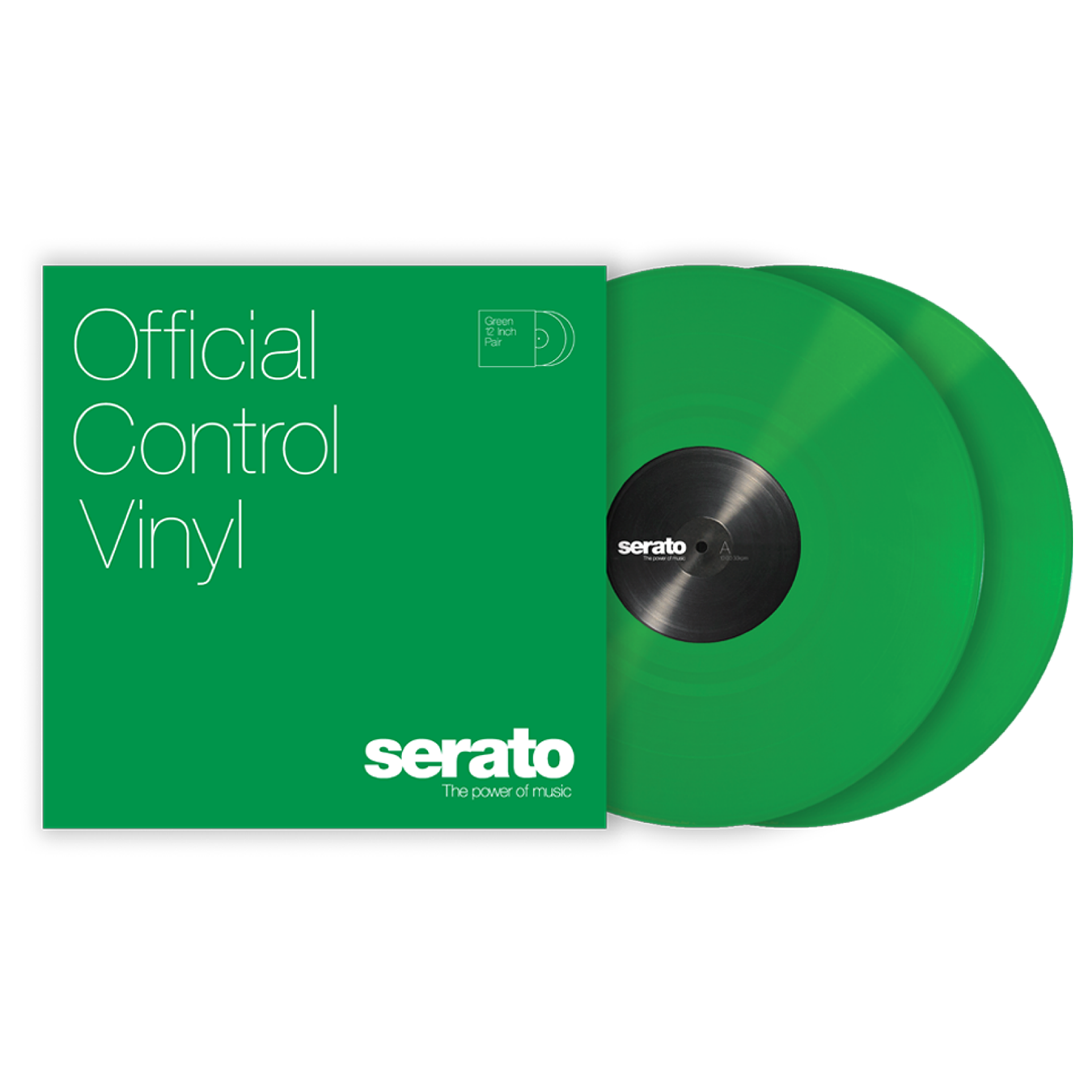 SERATO 12-INCH Black Control Vinyl (pair)