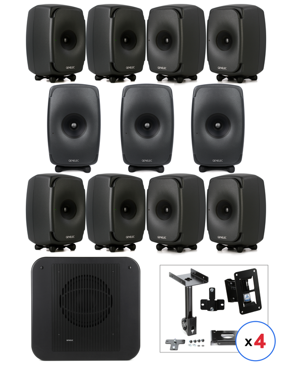 Genelec Immersive Audio Studio Monitor System Sweetwater