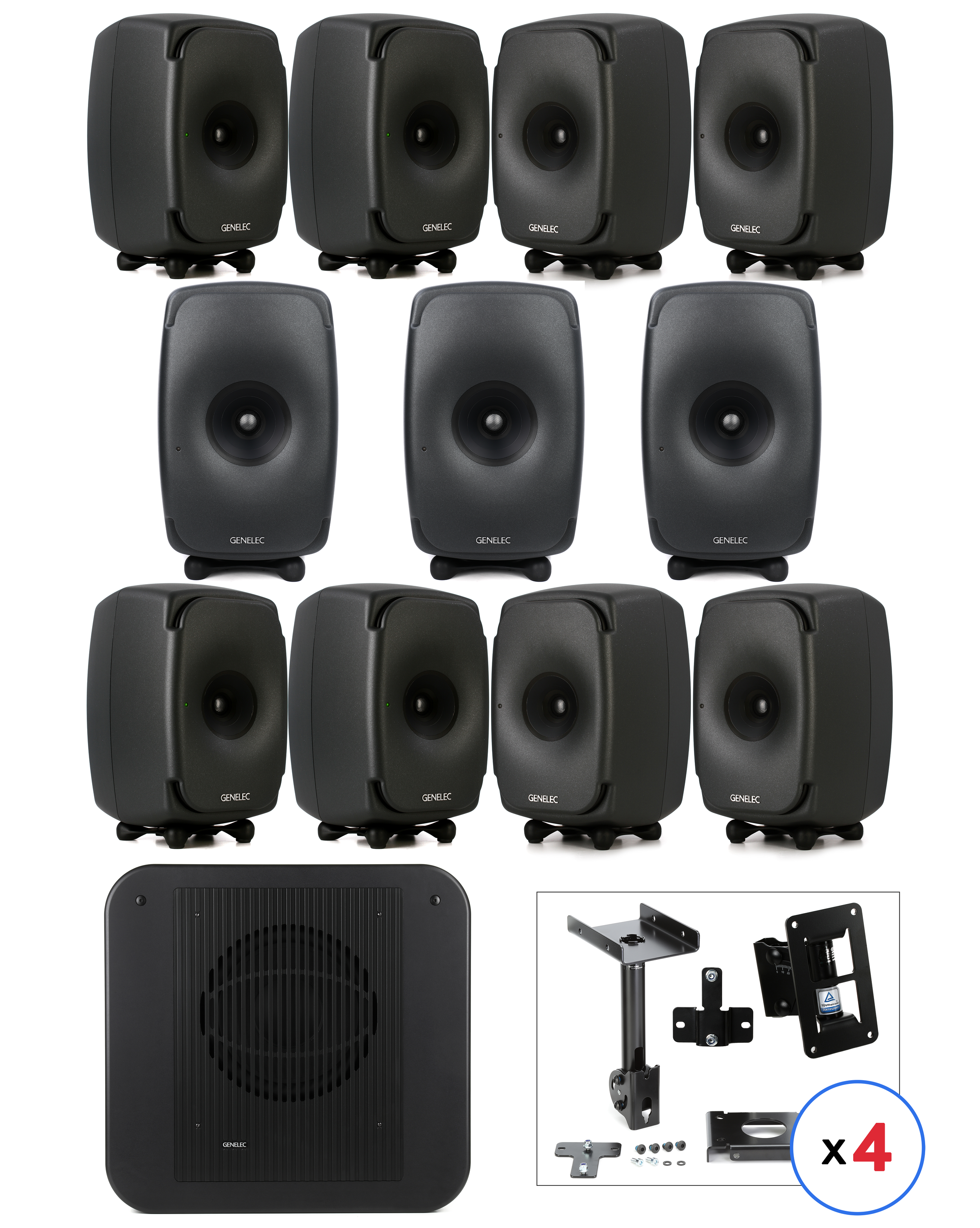 Home Theater Genelec Setup Genelec Immersive Audio Studio Monitor